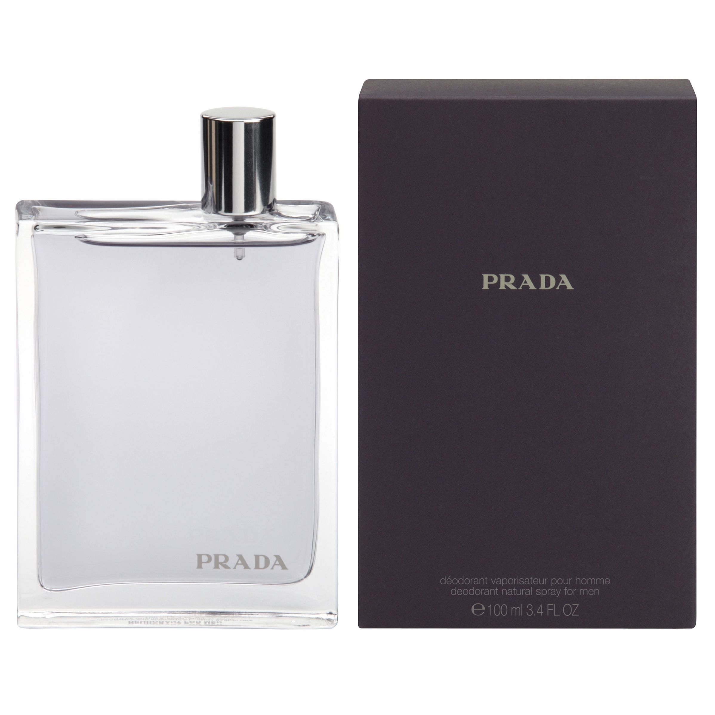 Prada for Men Deodorant Spray, 100ml