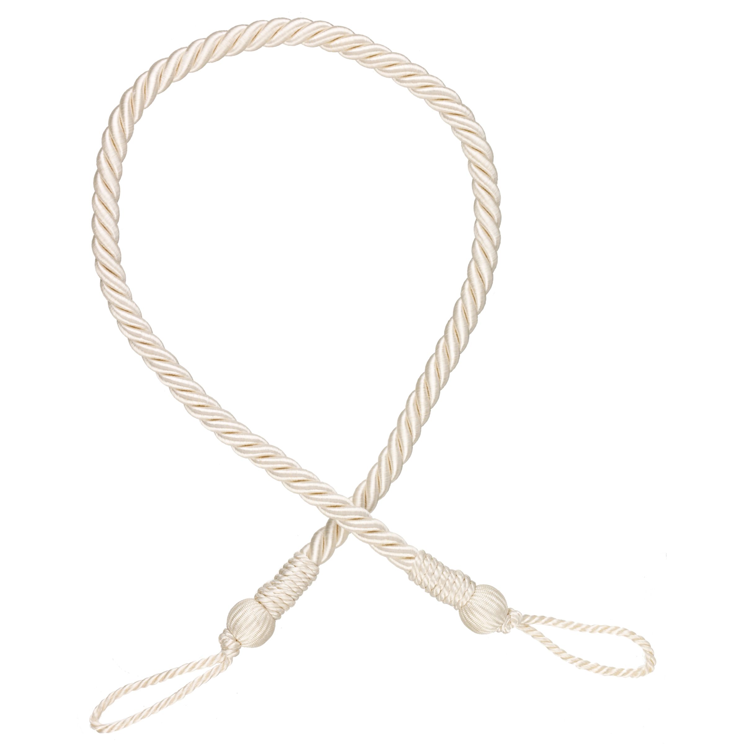 Unbranded Rope Tie Back- Ivory