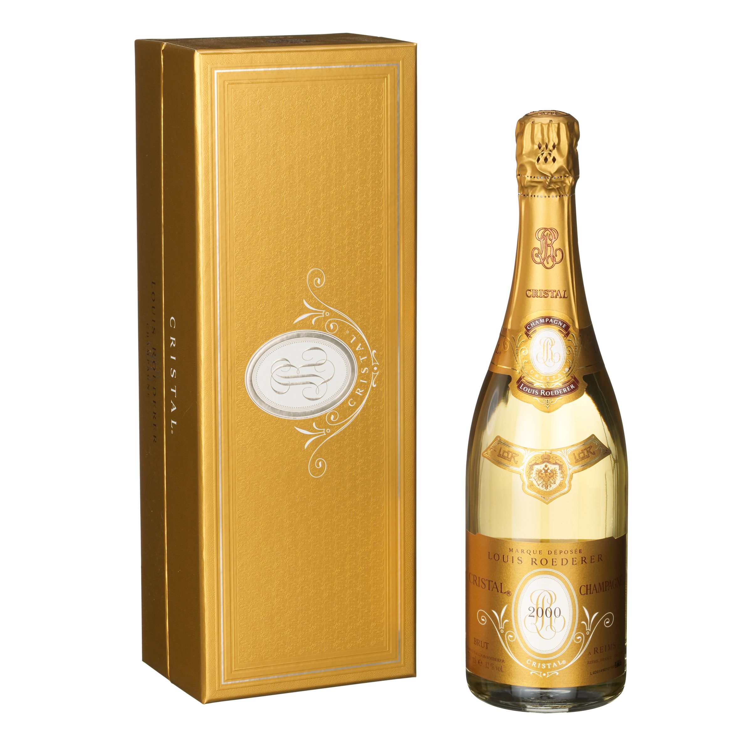 Cristal Louis Roederer 2002 Vintage Champagne Gift at JohnLewis