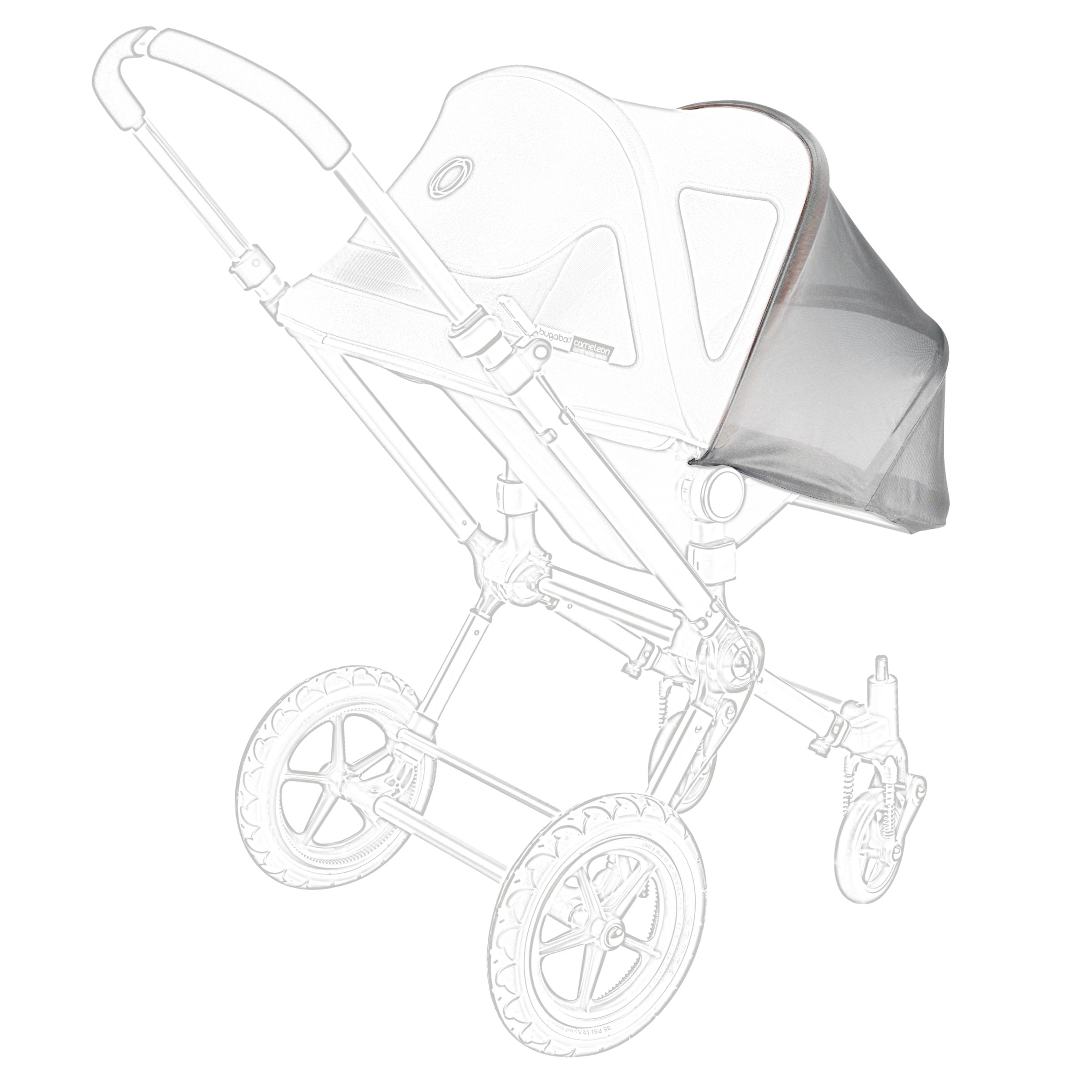 Unbranded Bugaboo Sunshade- Silver