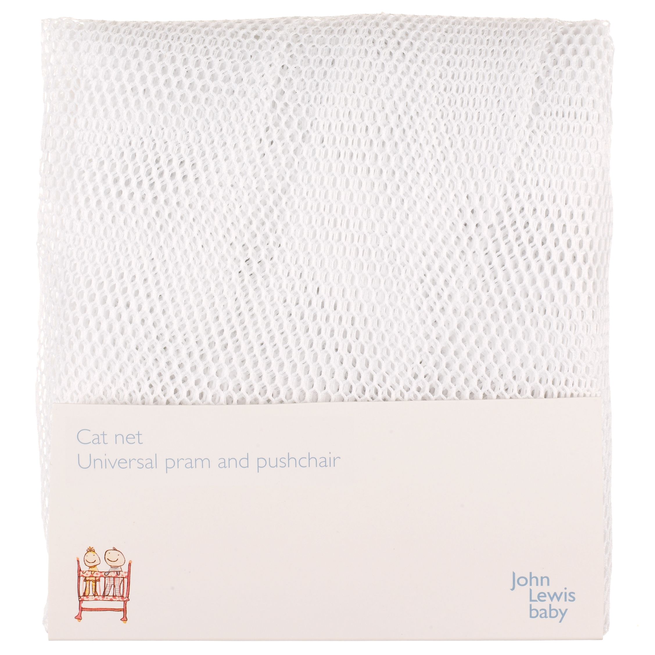 Pram and Pushchair Cat Net, White