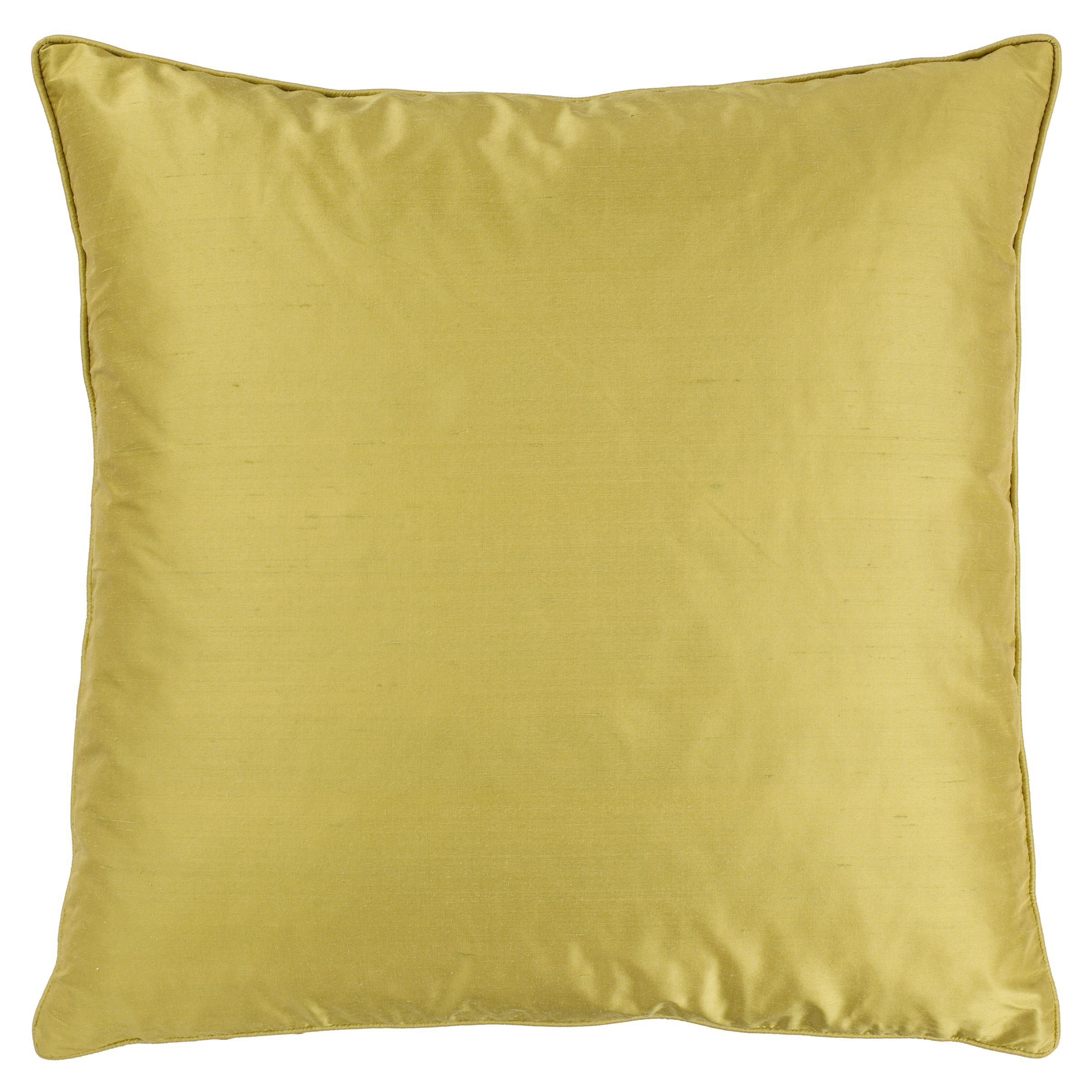 John Lewis Silk Cushion, Fern