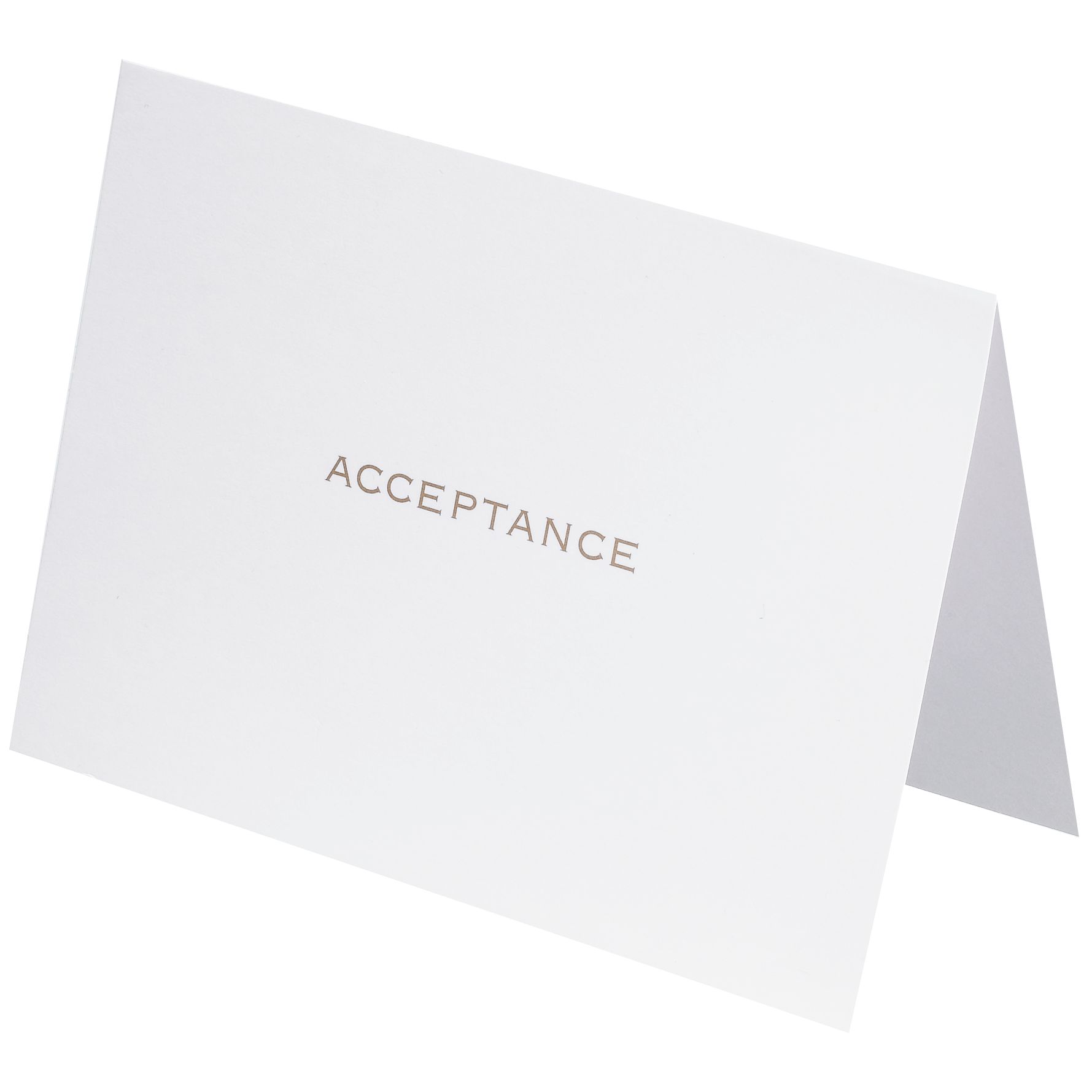 John Lewis Acceptance Card