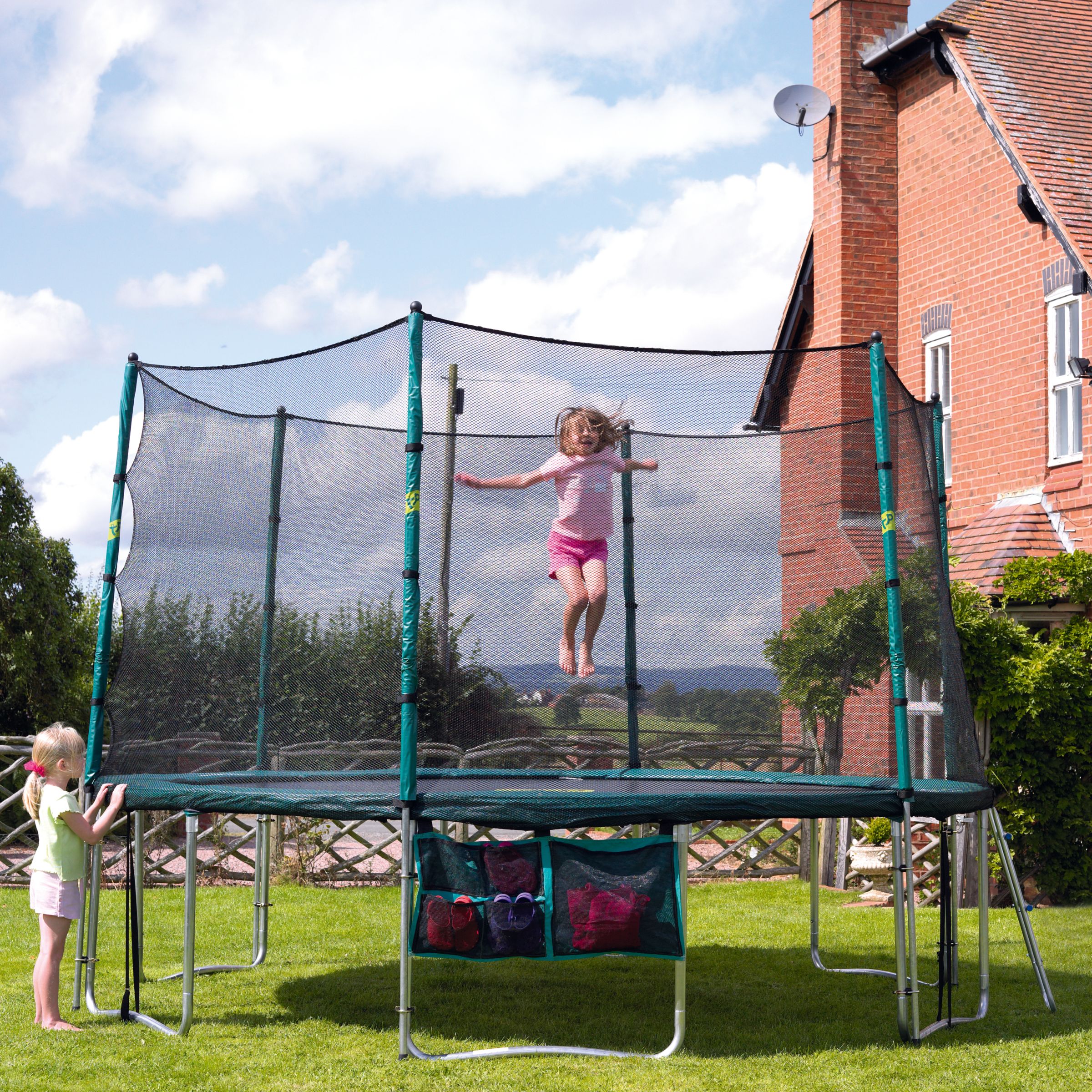 Special Offer TP272 Sovereign 12ft Trampoline and 12ft Bounce Surround at John Lewis