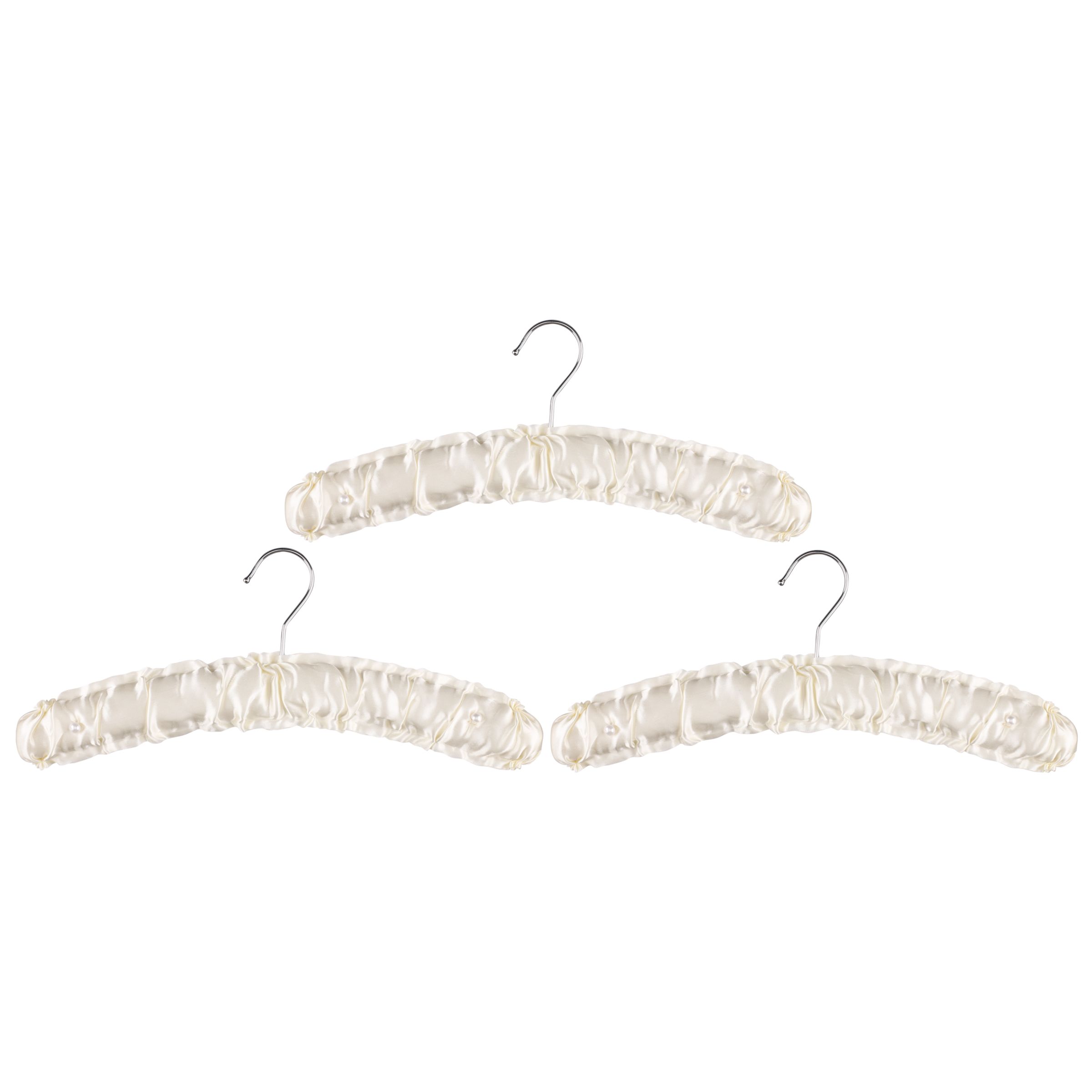 John Lewis Satin Hangers- Pack of 3
