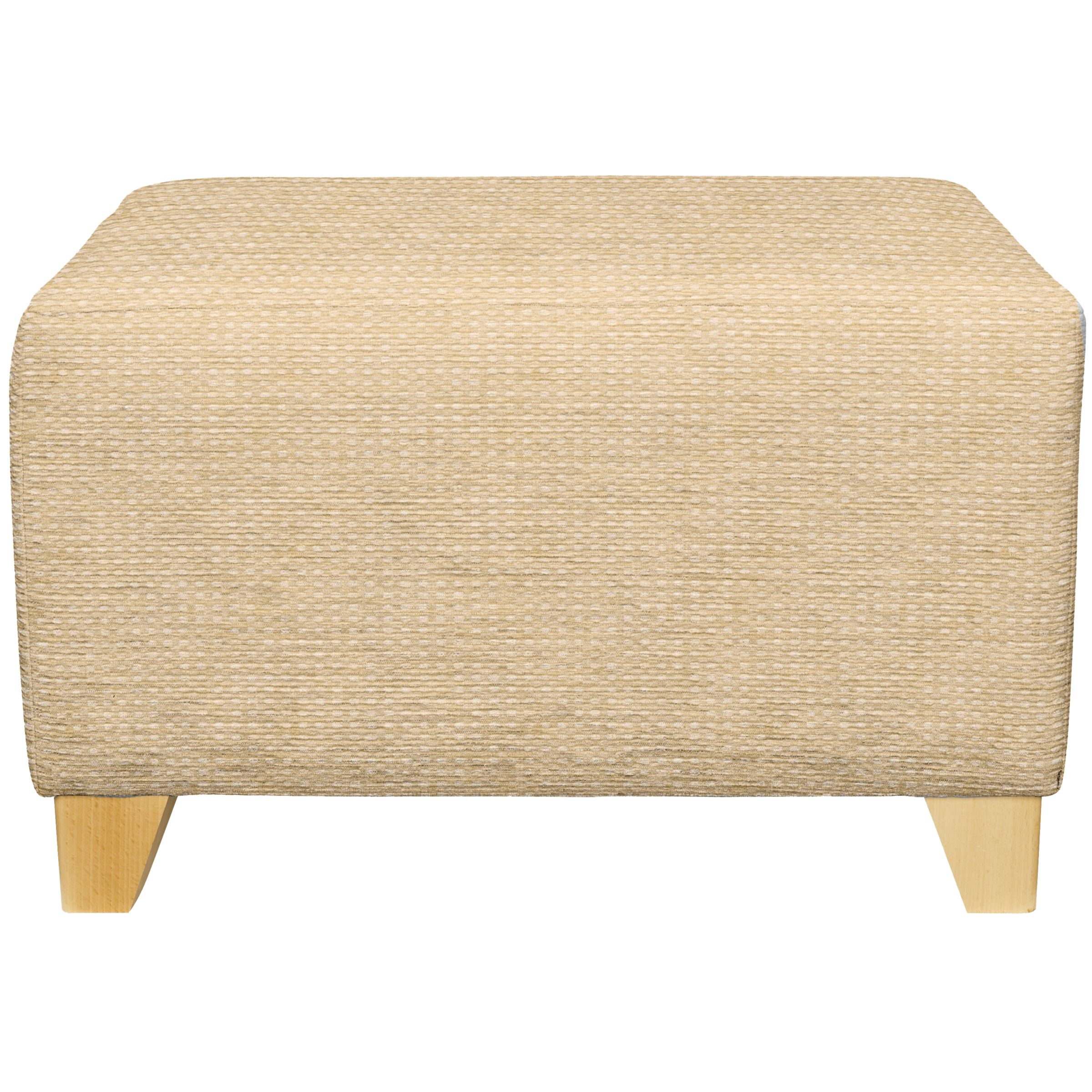 John Lewis Mezzo Footstool Ecru