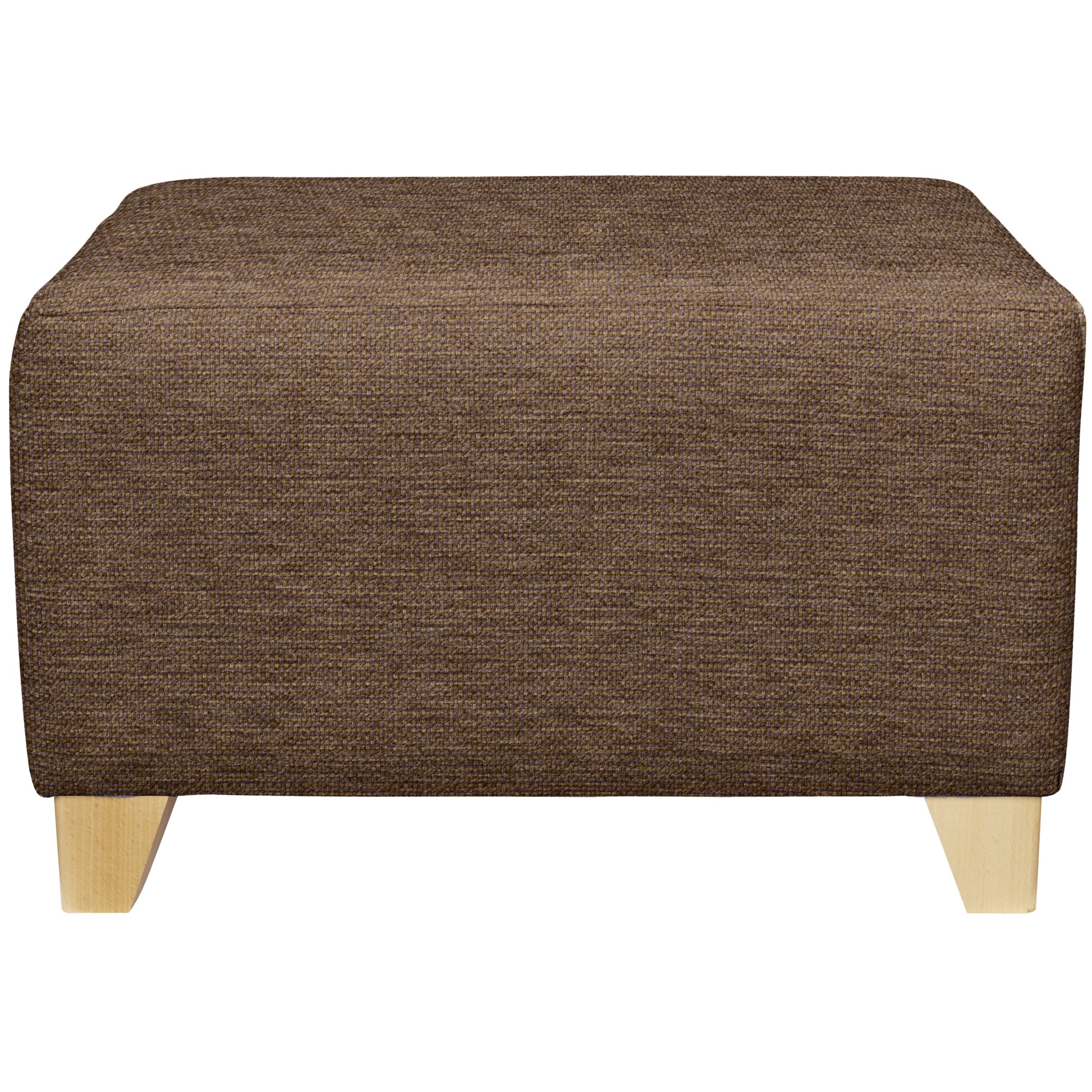 John Lewis Mezzo Footstool Cocoa