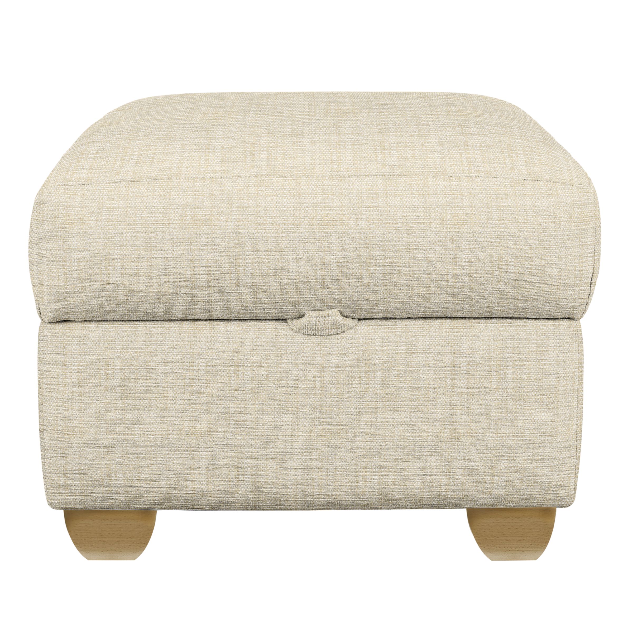 John Lewis Gino Footstool Natural