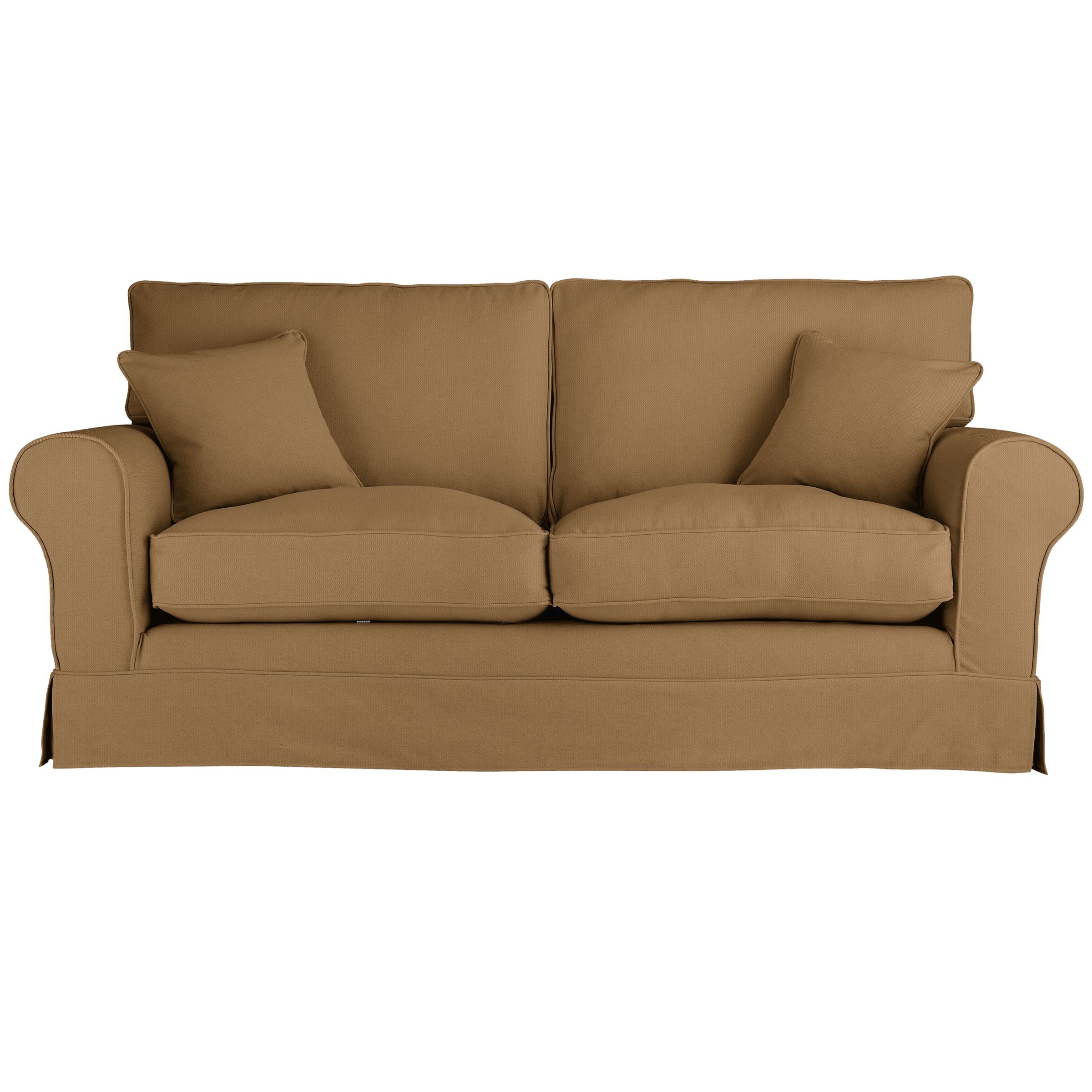 John Lewis Padstow Large Sofa, Caramel