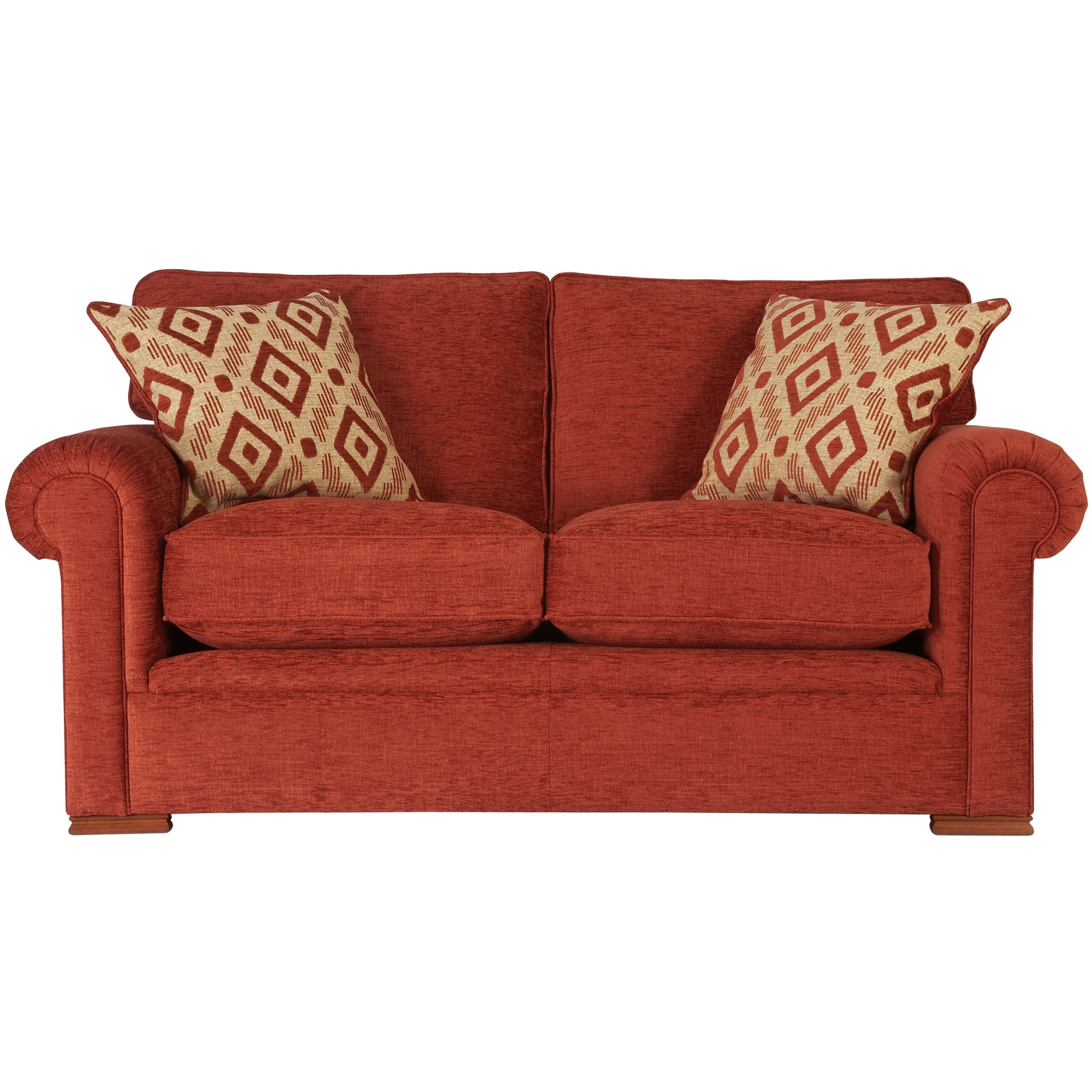 John Lewis Romsey Medium Sofa Red