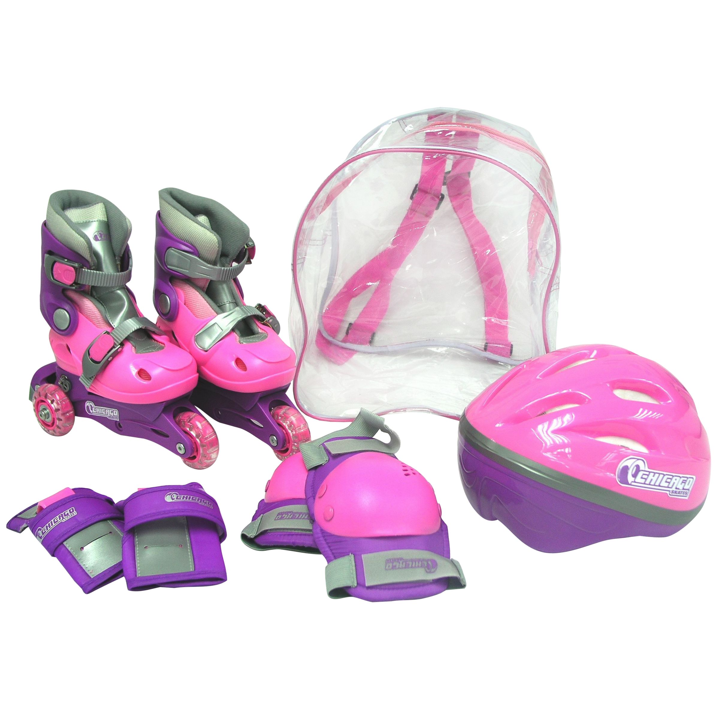 Inline Skate Set, Pink