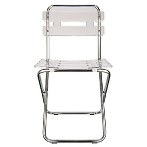 Unbranded Lolly Folding Chair- Clear