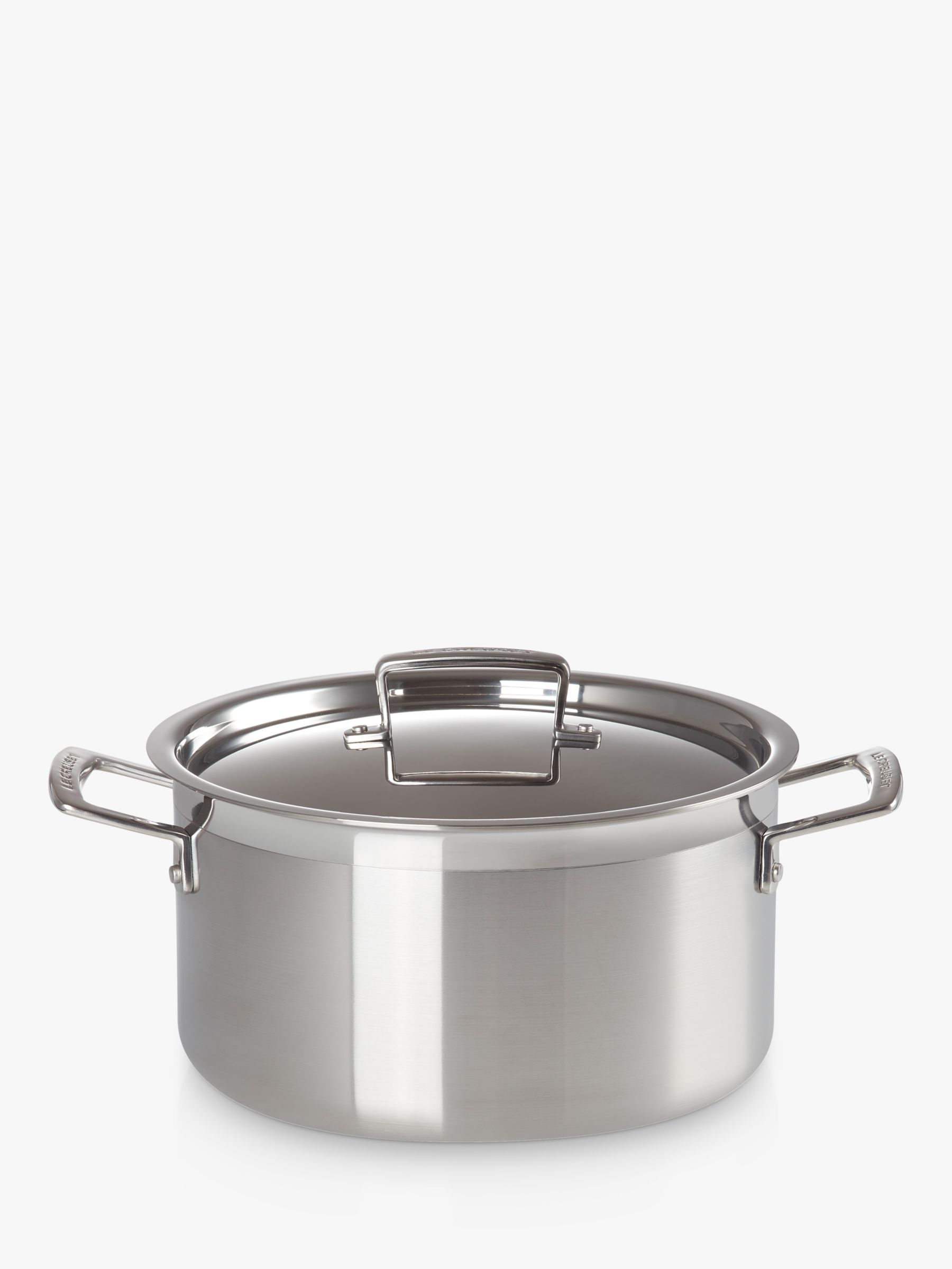 Le Creuset Tri-Ply Stainless Steel Deep Casserole, 24cm