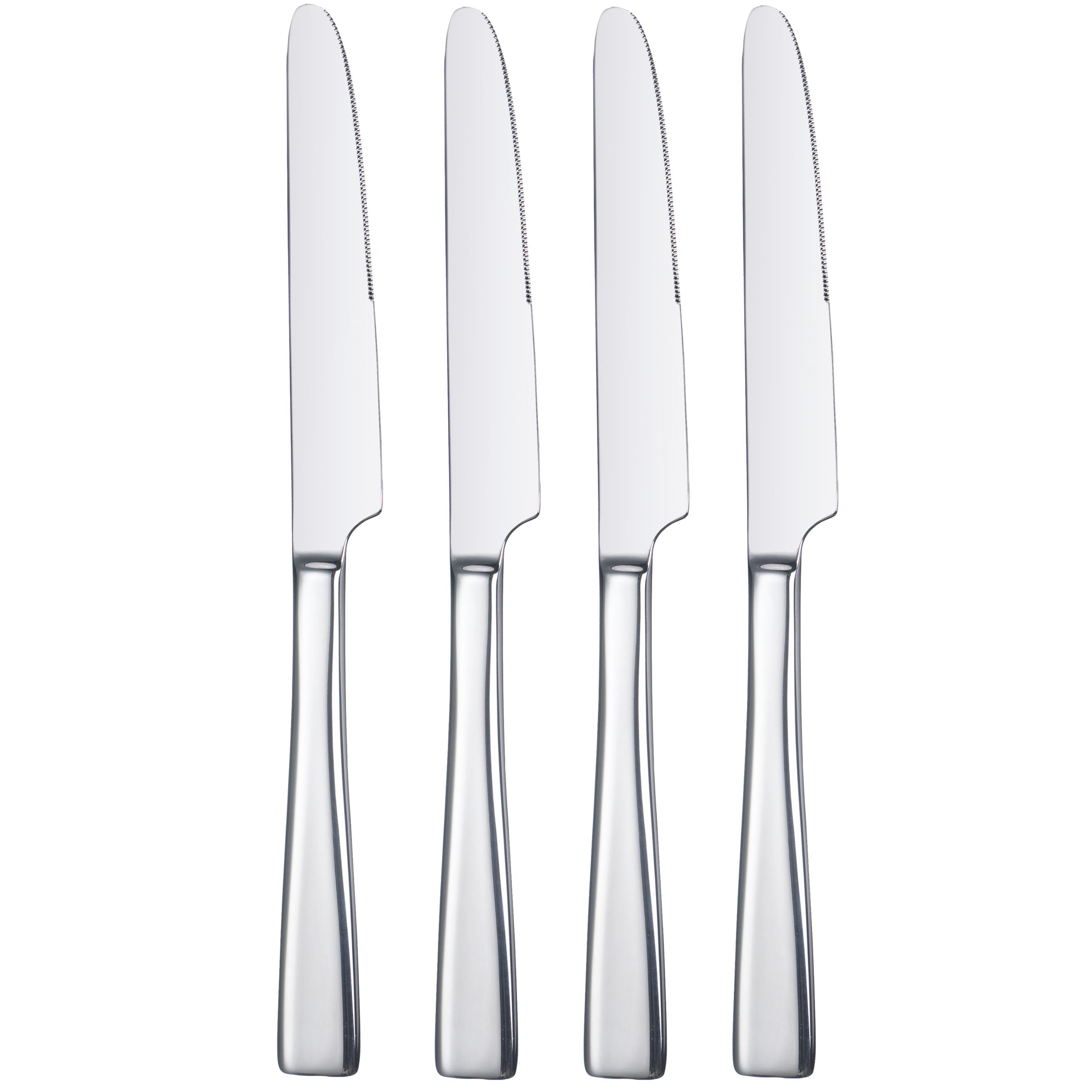 Edge Table Knives, Stainless Steel, Set of 4