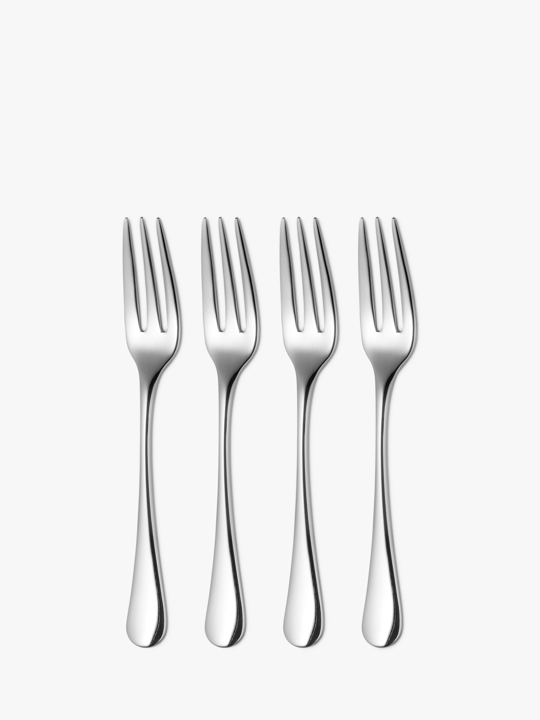 Robert Welch Radford Pastry Forks, Stainless Steel, 4-Piece