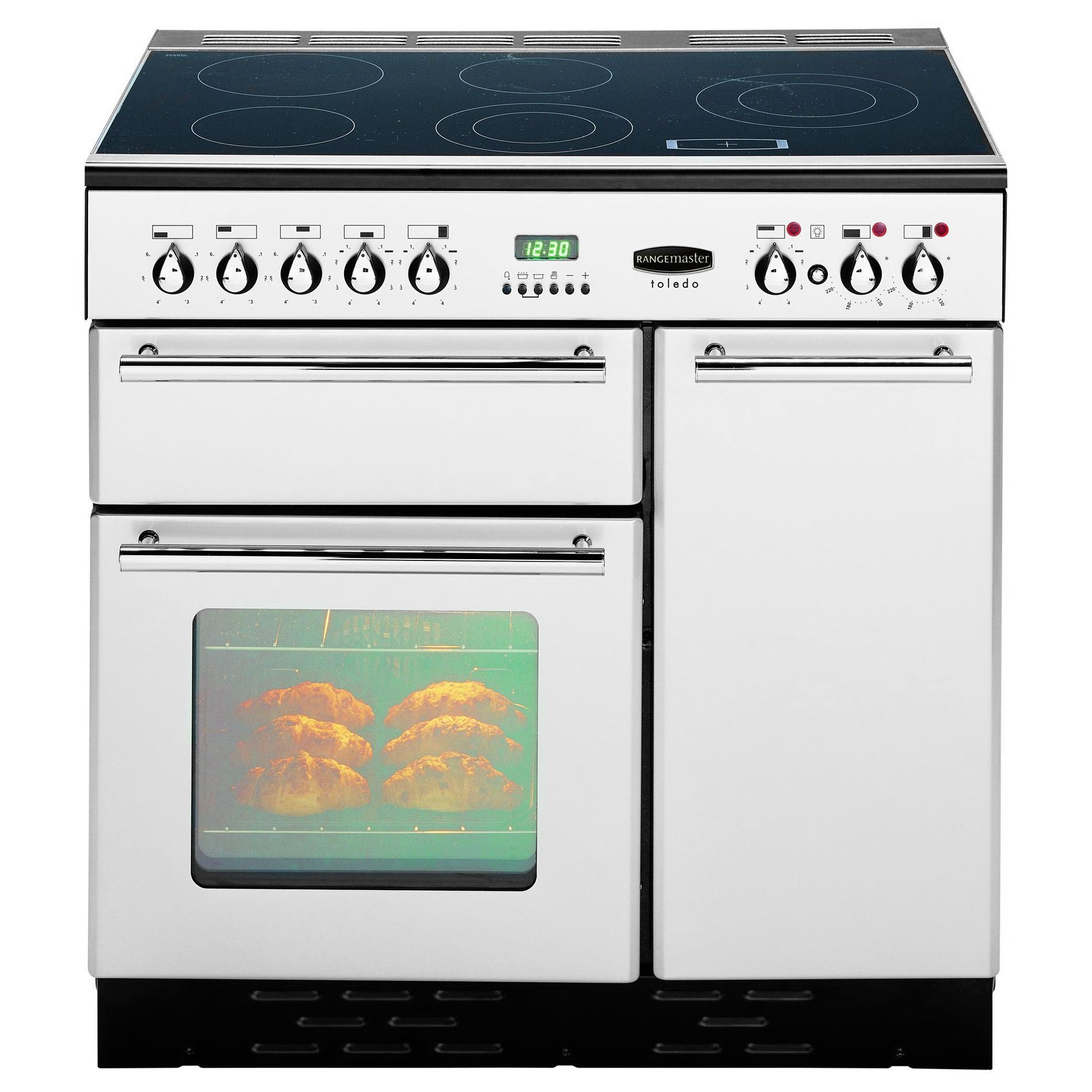 Rangemaster Toledo 90 Electric Range Cooker Stainless Steel
