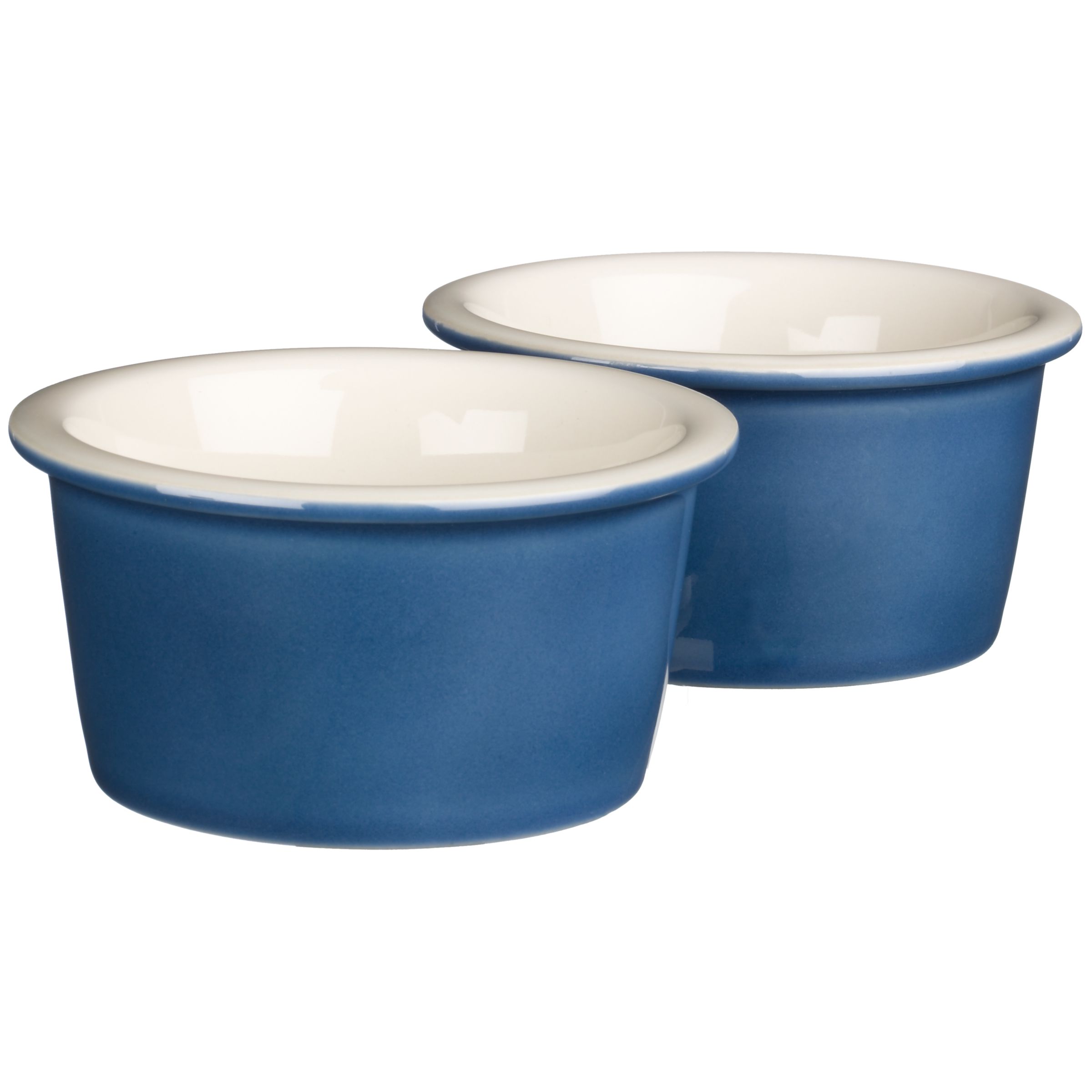 John Lewis Ceramic Ramekins Blue Set of 2