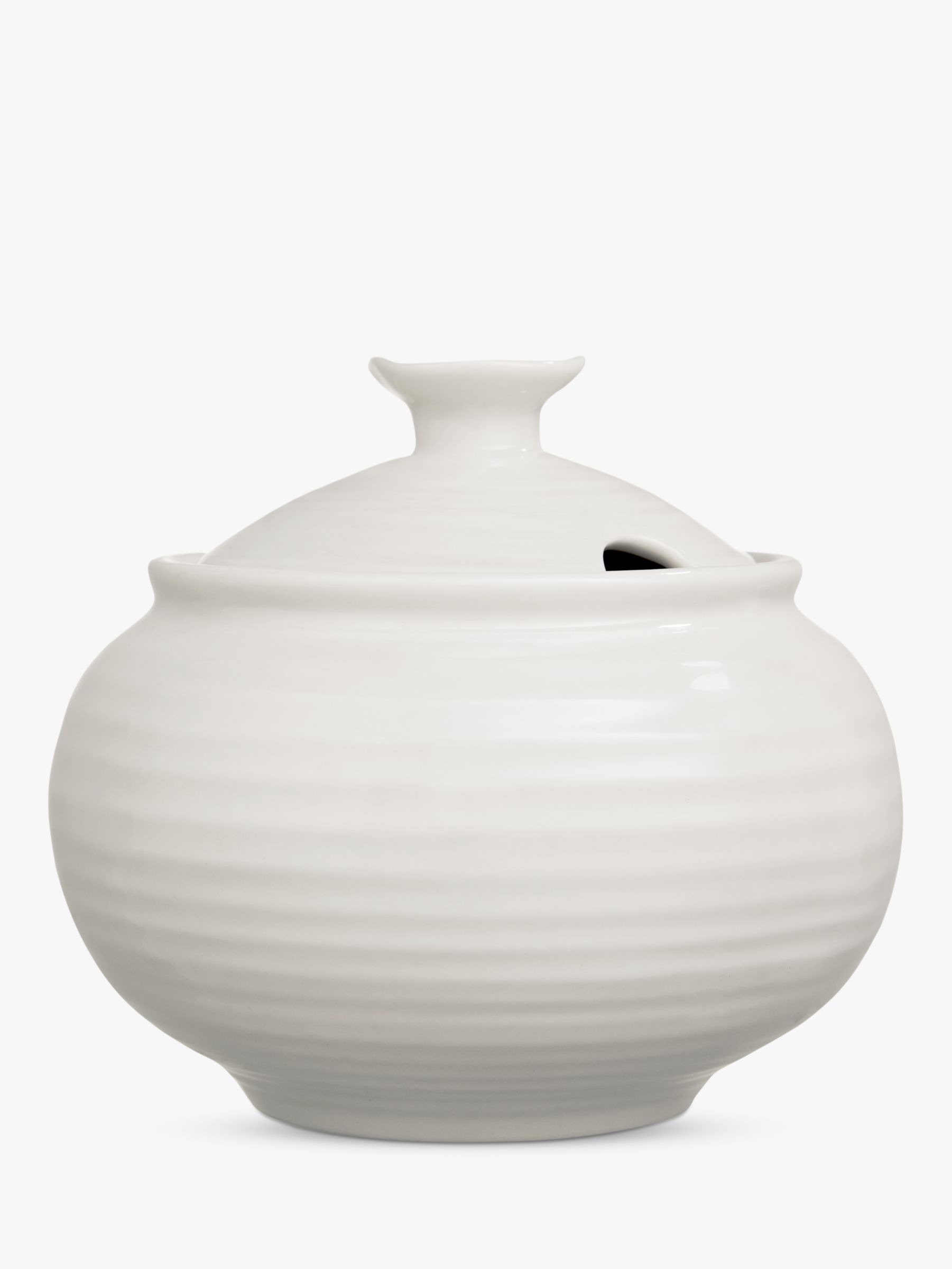 Sophie Conran for Portmeirion Covered Sugar Bowl, White, 0.3L