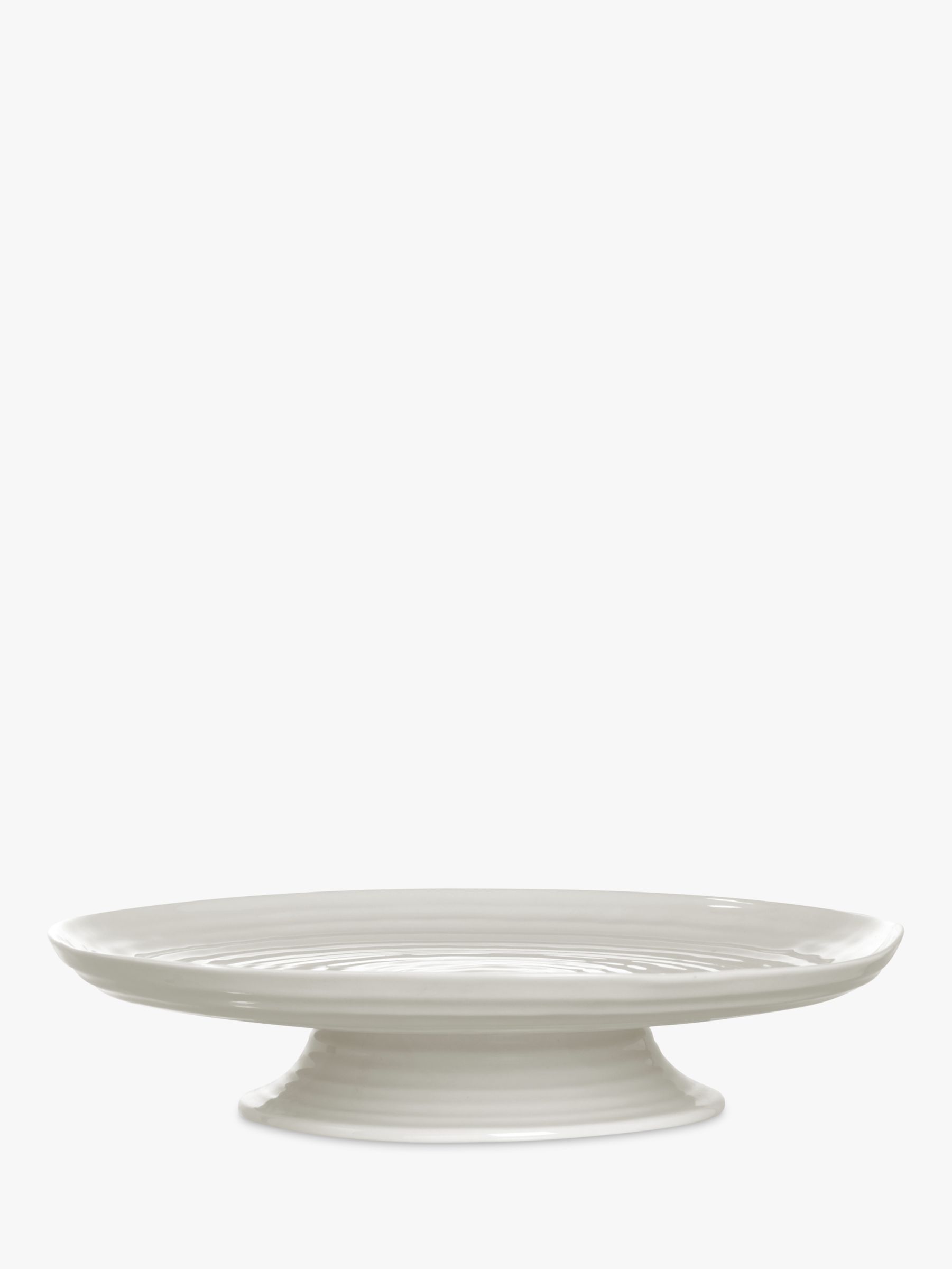 Portmeirion Sophie Conran, White, Footed Cake Plate, 31cm