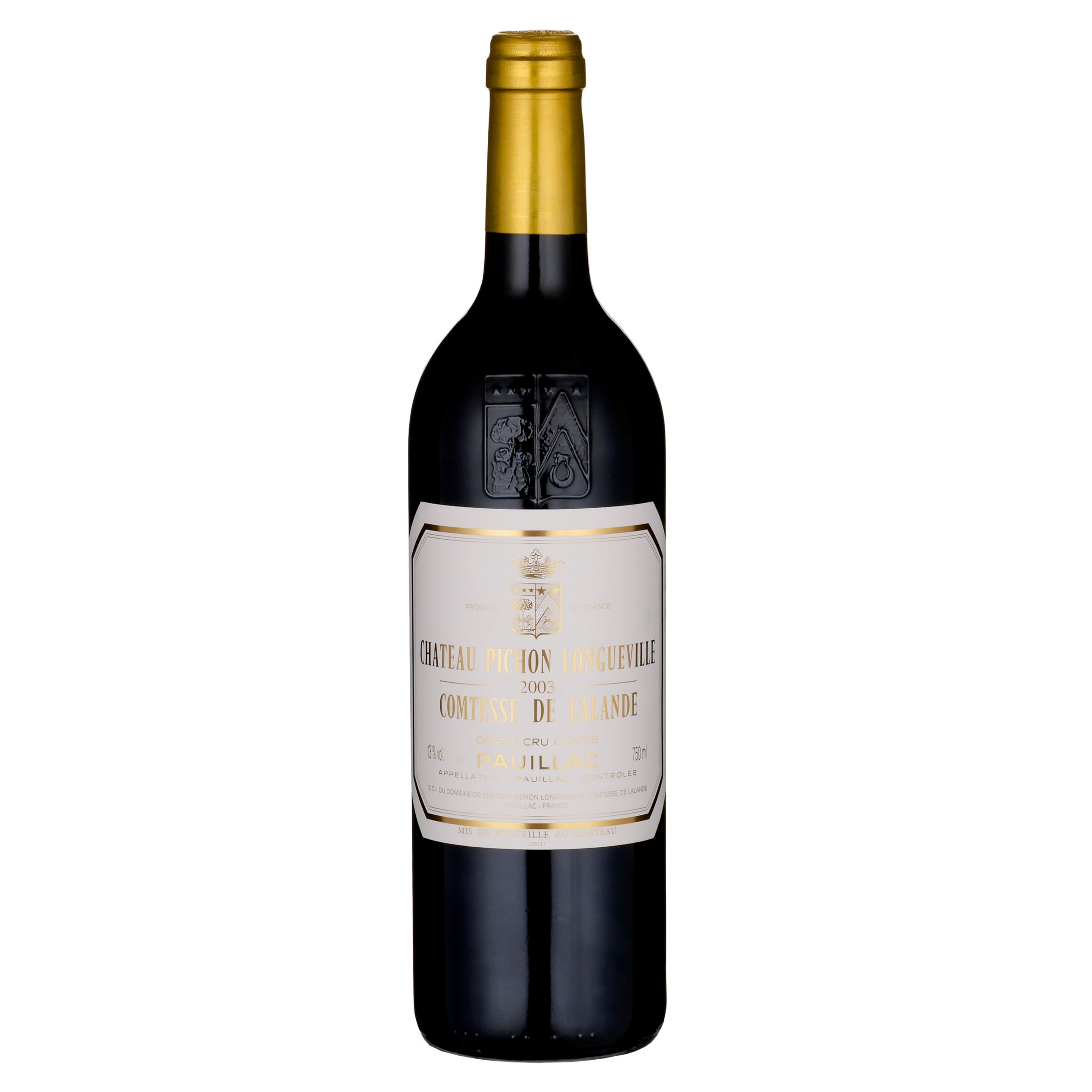 Chandacircteau Pichon Lalande 2003 2andegraveme Cru Classandeacute Single Bottle Gift