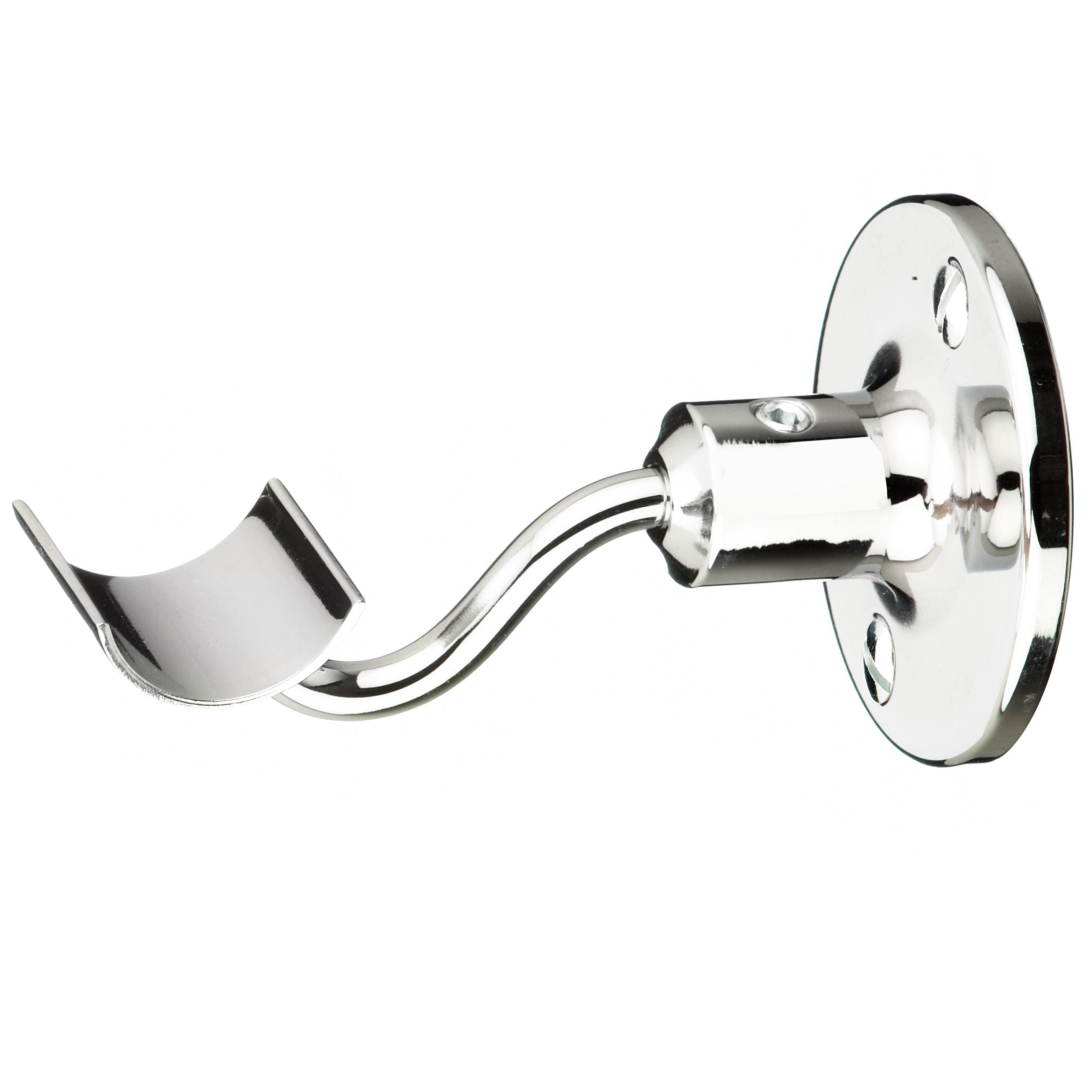John Lewis Chrome Passing Bracket, 25mm