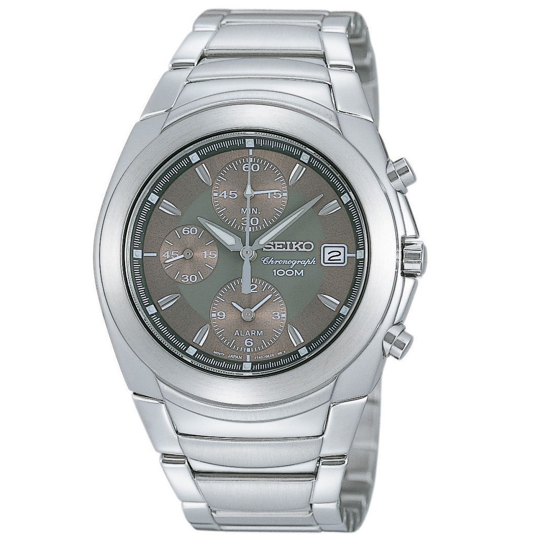 Seiko Chronographed Alarm Men` Watch