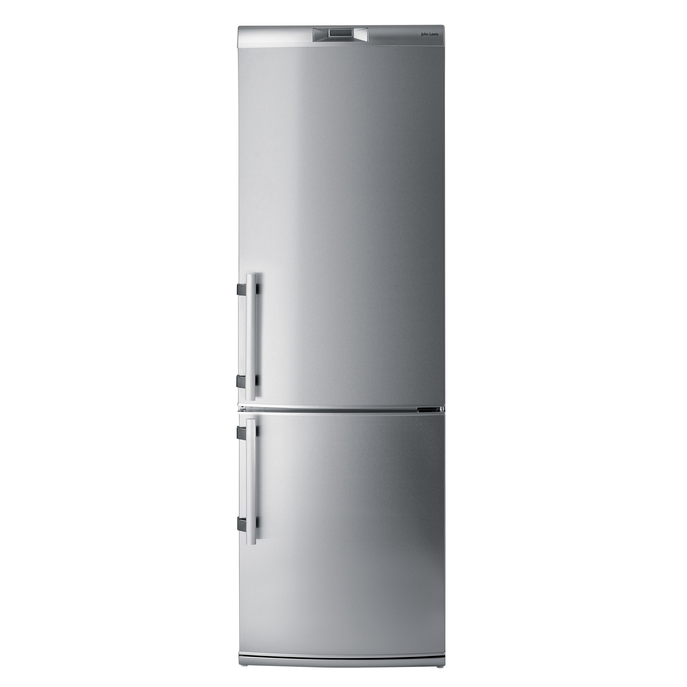 John Lewis JLSS1808 Fridge Freezer, Stainless Steel