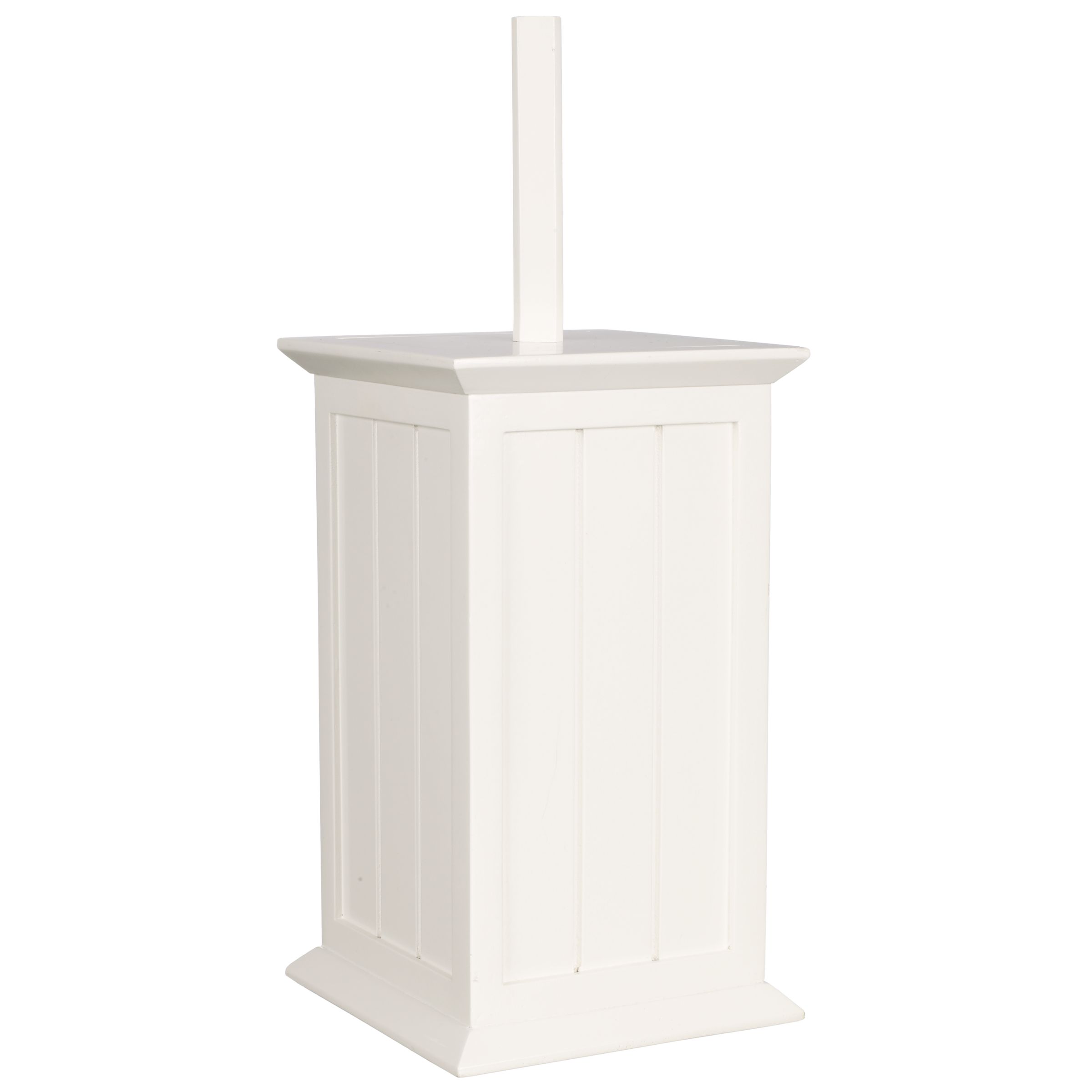 John Lewis St Ives Toilet Brush Set White