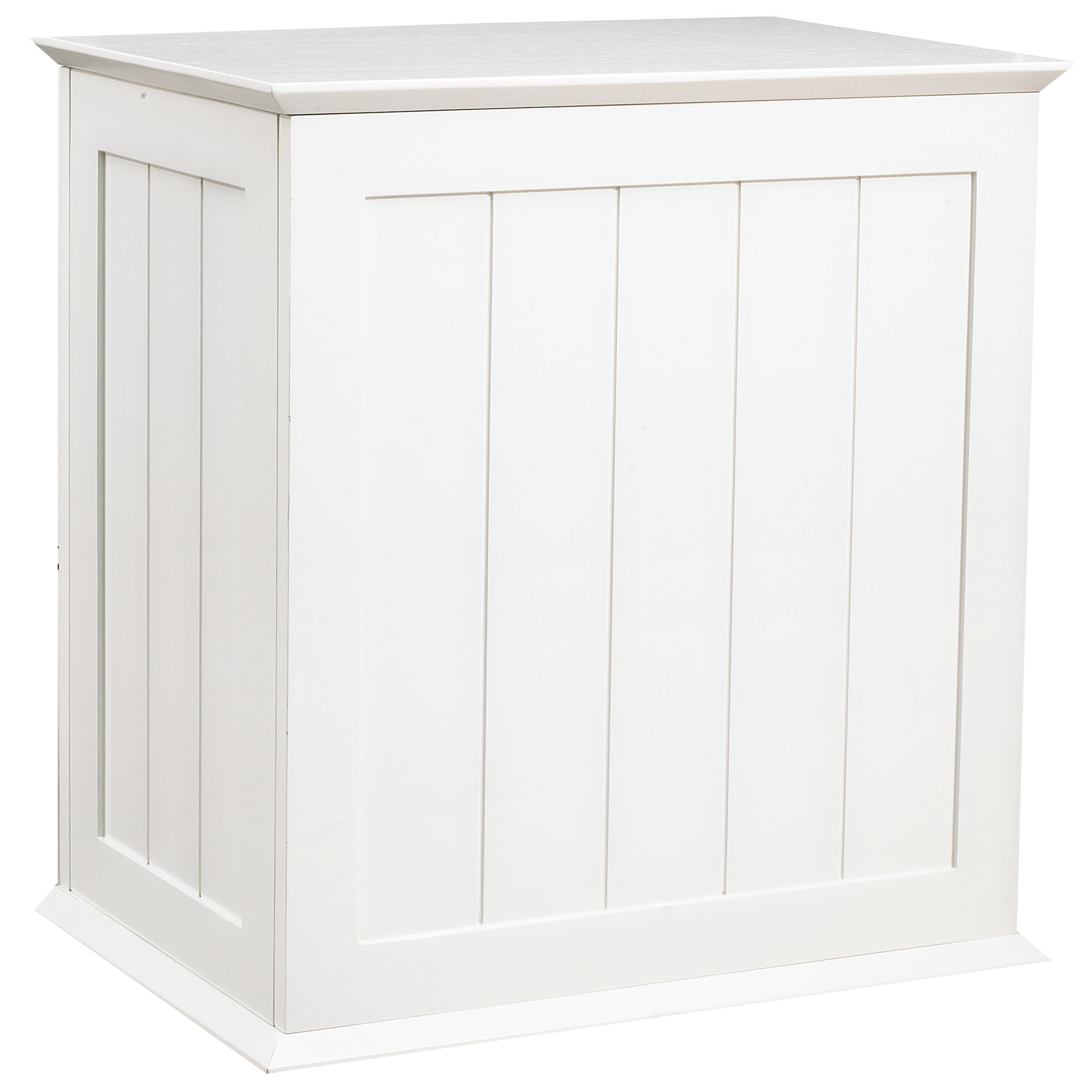 John Lewis St Ives Laundry Box White