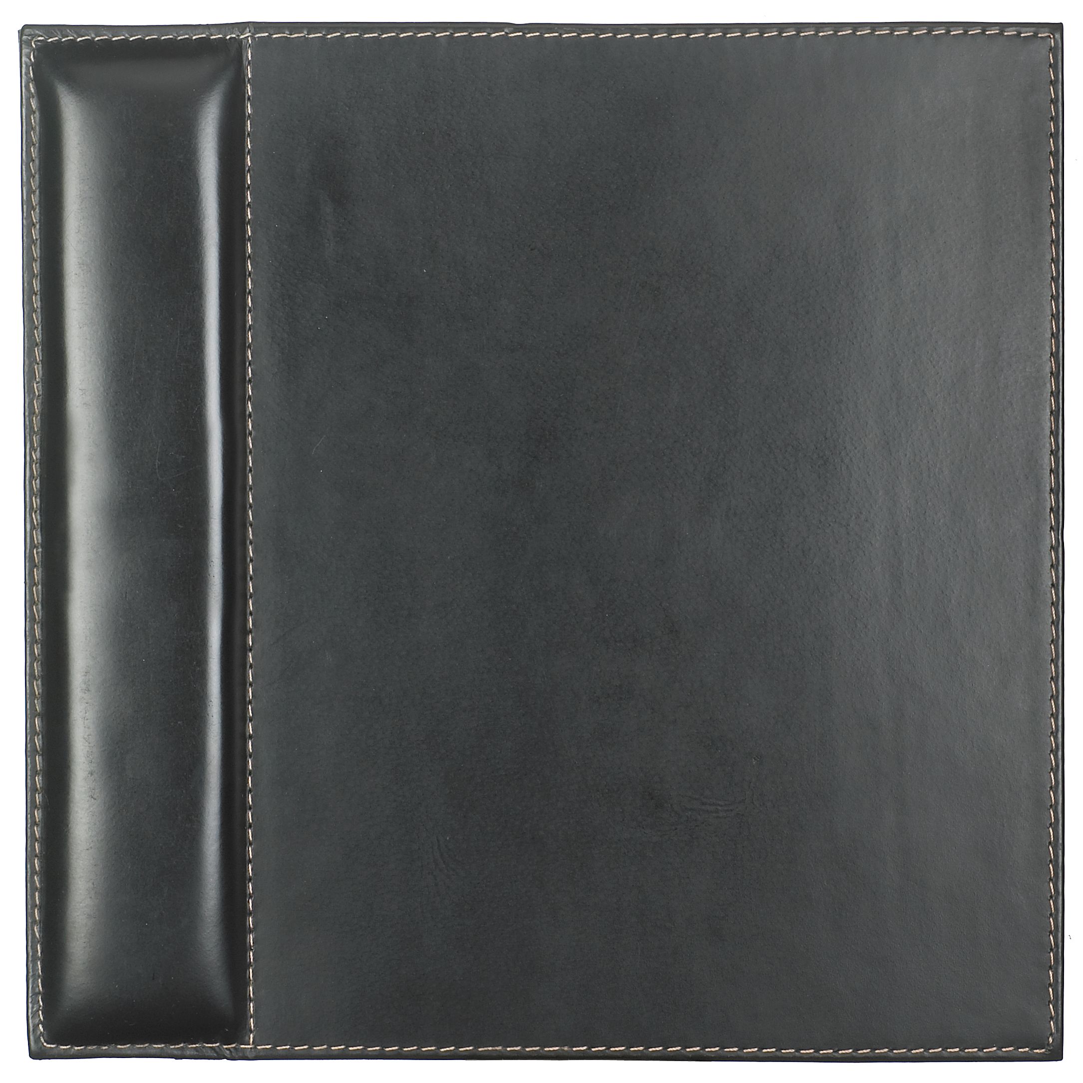 John Lewis Buffalo Leather Mouse Mat Black