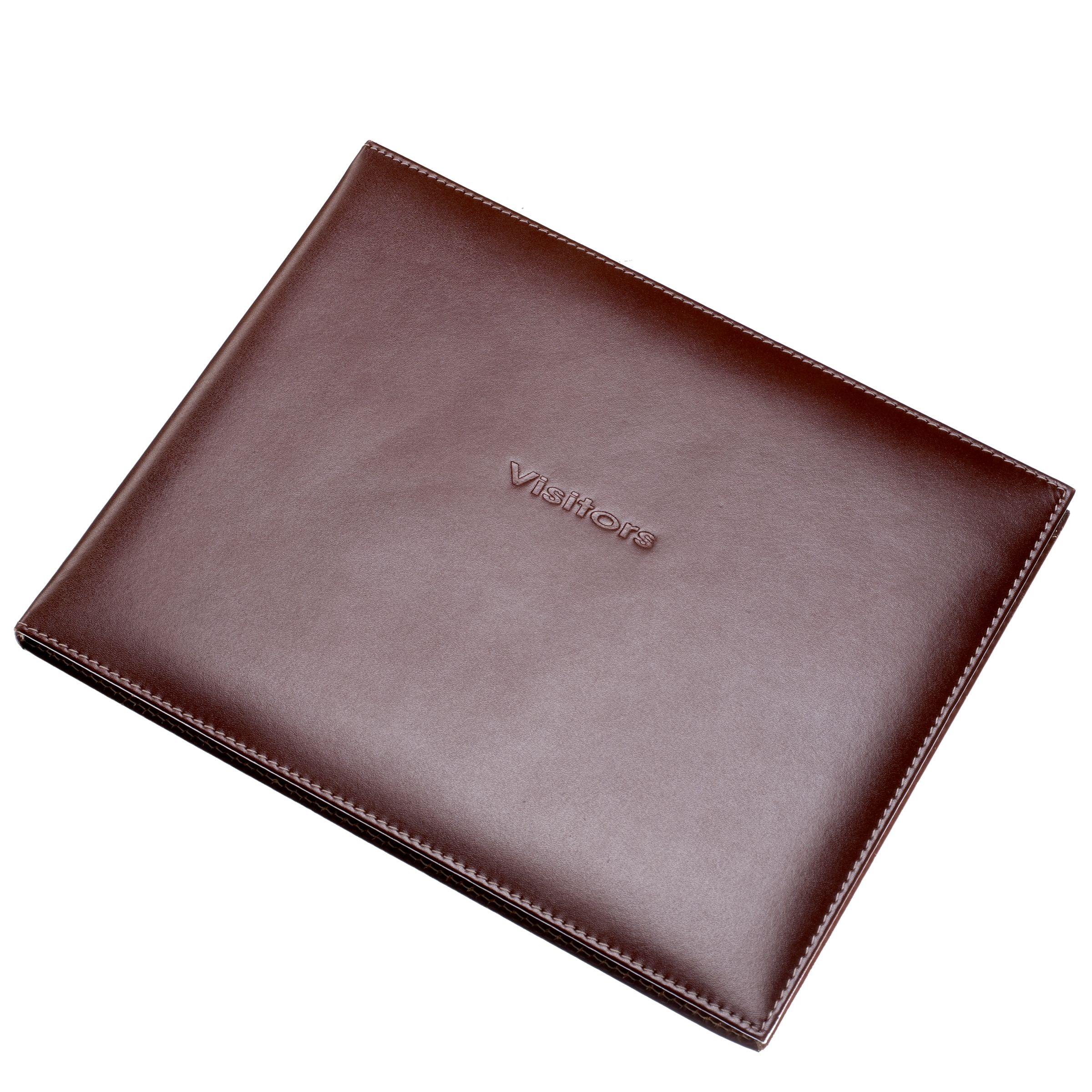 Leather Visitors Book