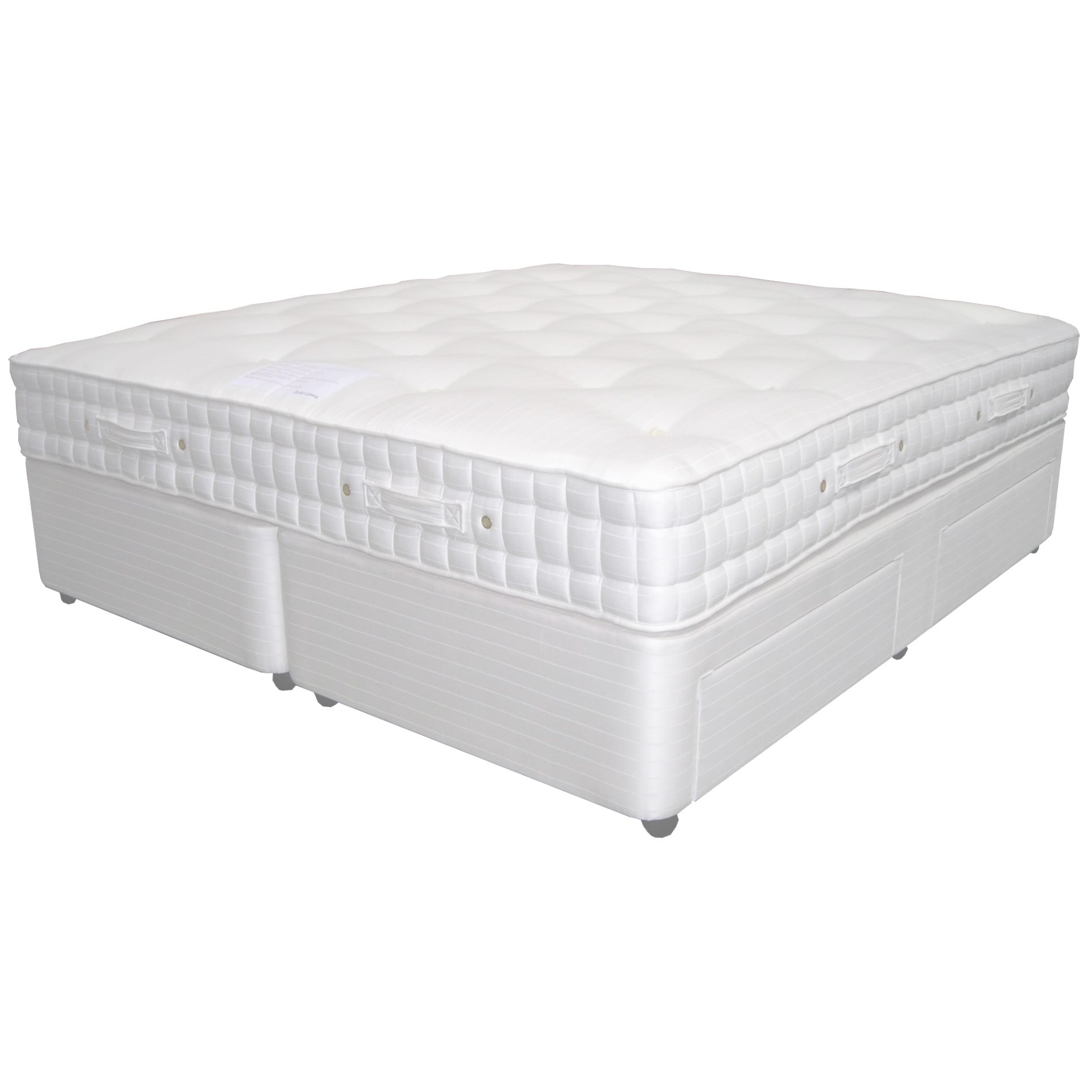 John Lewis Firmrest 2, Non-Sprung Drawer Divan Set, Double