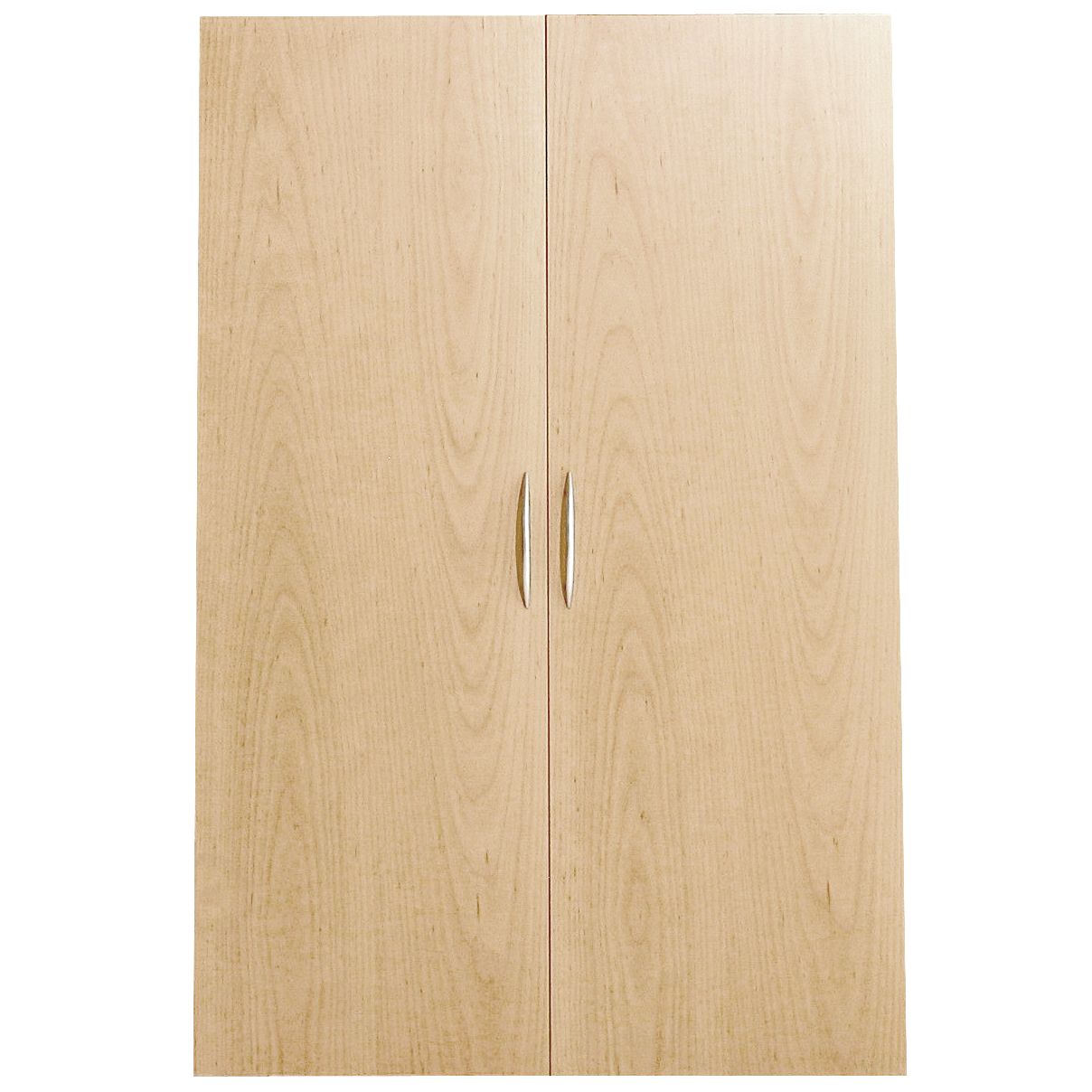 John Lewis Laya Bookcase 110cm Solid Doors- Beech