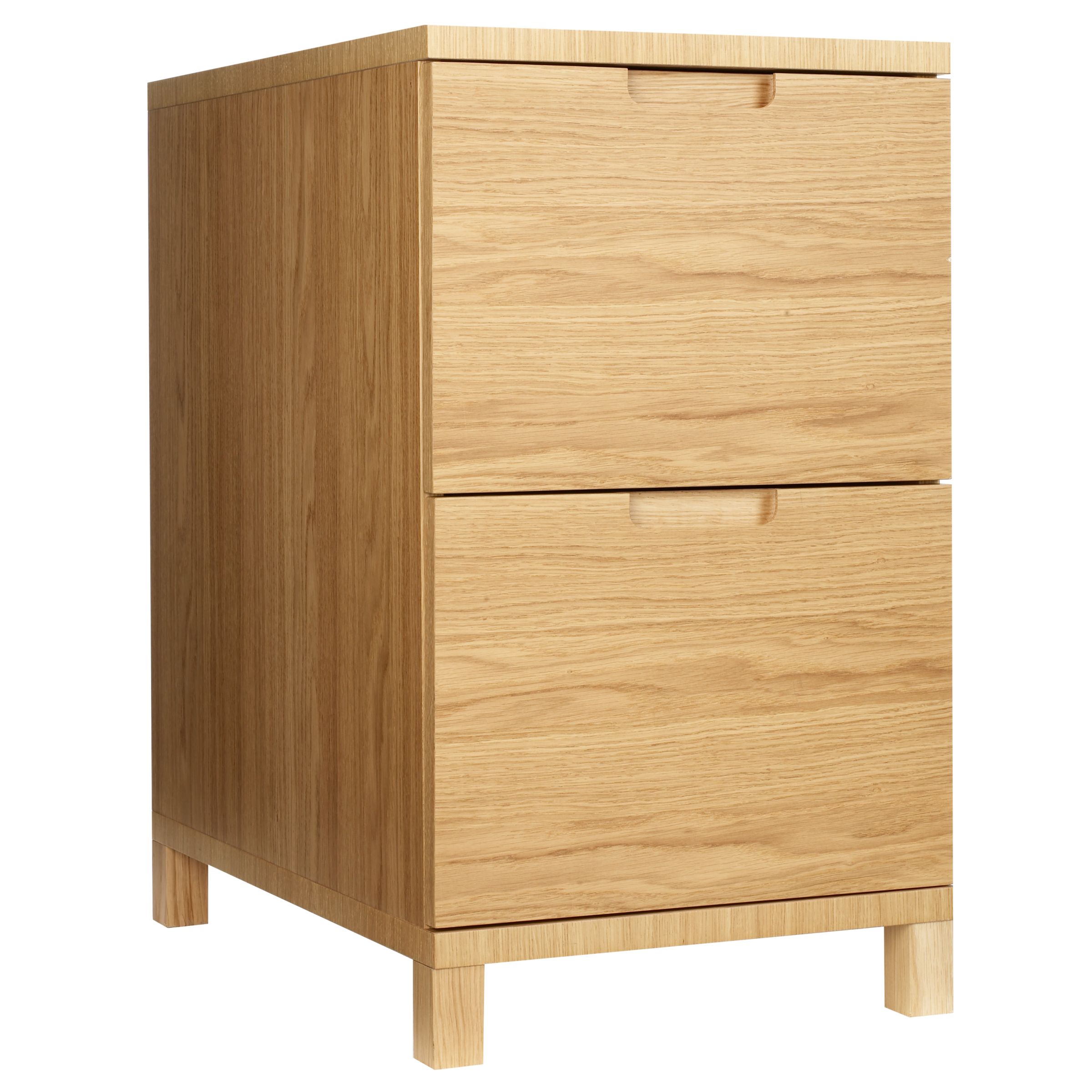 John Lewis Abacus Filing Cabinet, Large, Oak John Lewis Abacus Filing Cabinet, Large, Oak