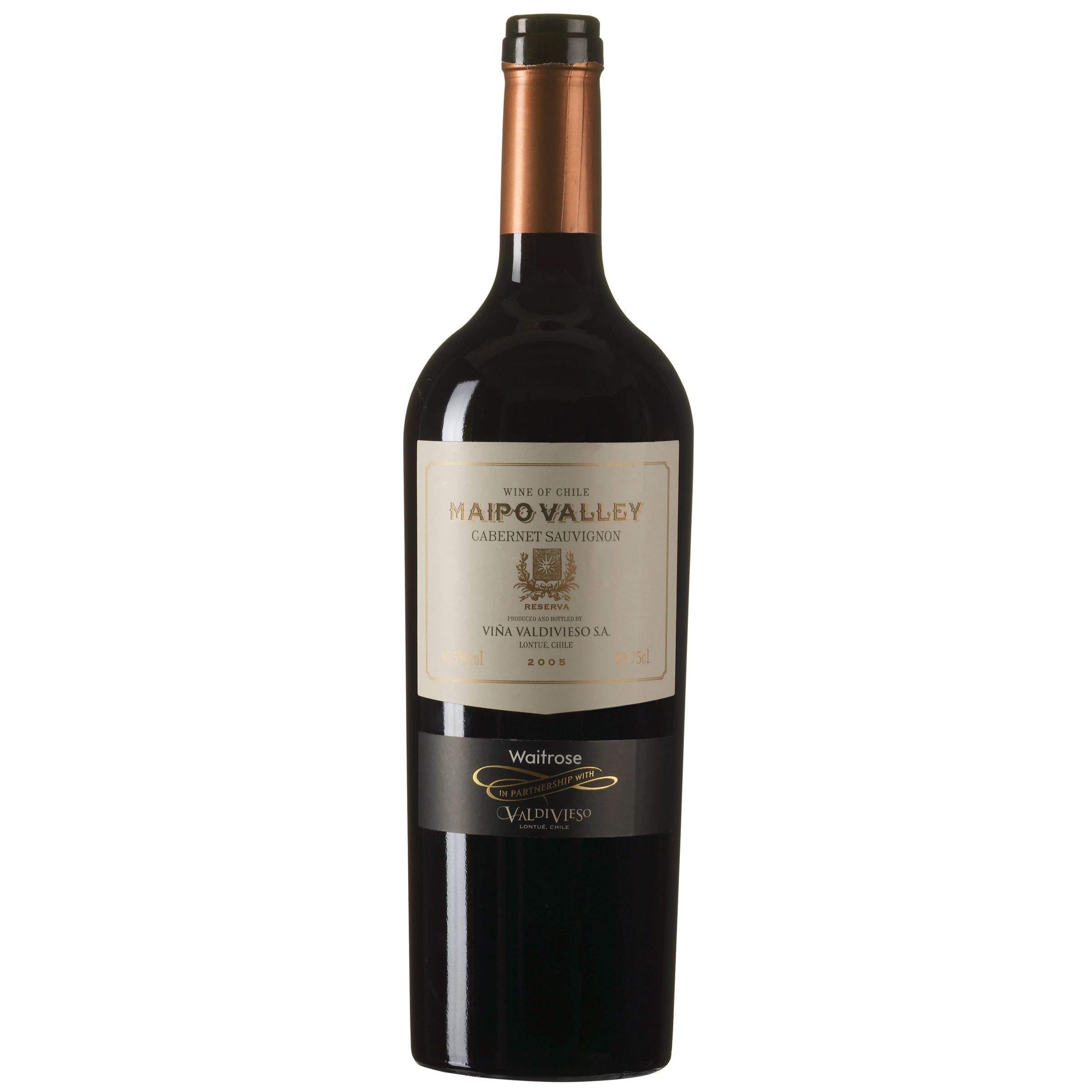 Waitrose Reserve Cabernet Sauvignon, Viña Valdivieso 2005 Maipo Valley, Chile