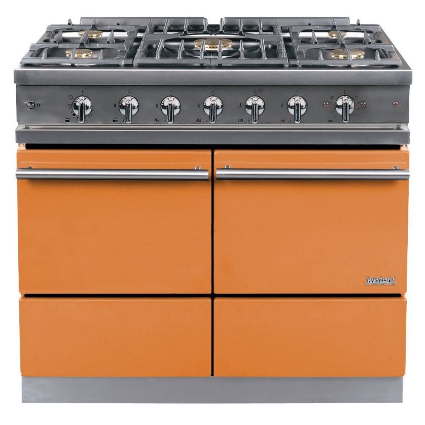 Westahl Cluny WG1052GE Dual Fuel Cooker, Mandarin at John Lewis