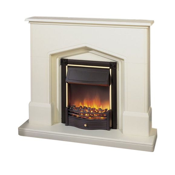 Burley FuelEffect Electric Fire with oak surround, no fitting required
