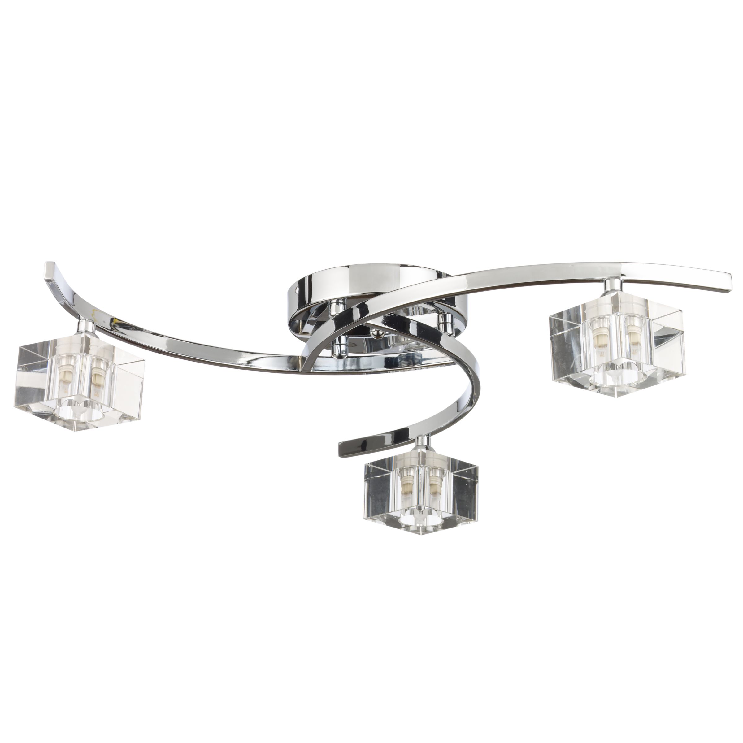 John Lewis Toni Ceiling Light, 3 Arm