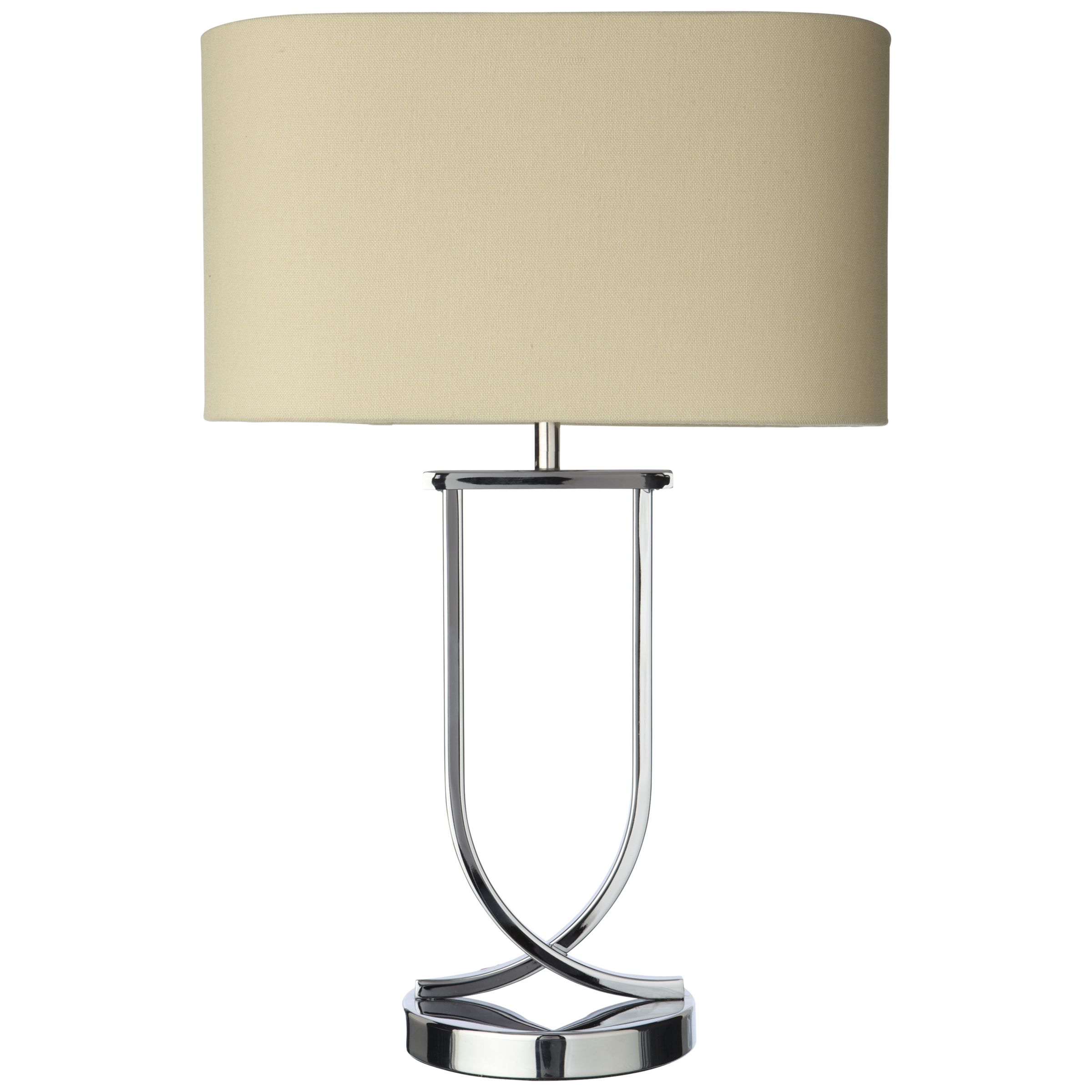 Tom Table Lamp Chrome/Cream