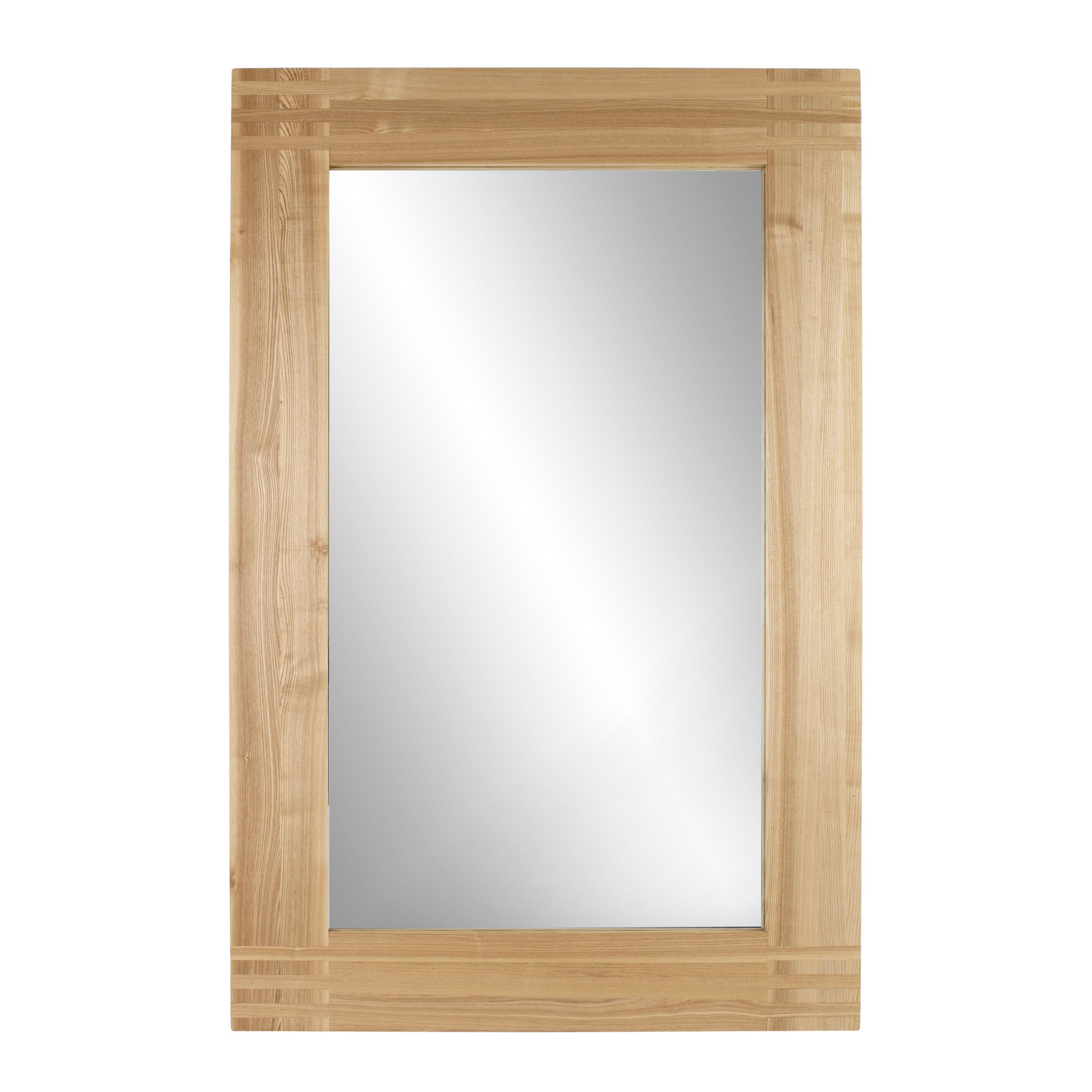 Stockholm Wall Mirror, Ash, H138 x W91cm at John Lewis