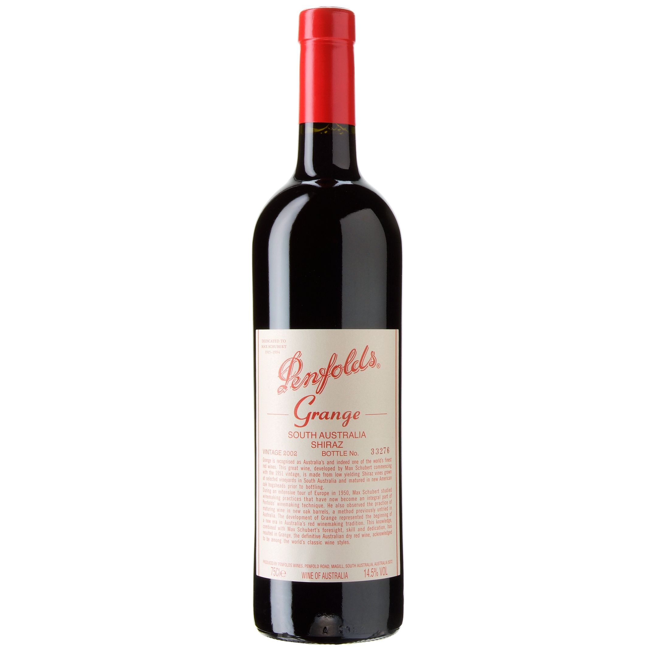 Penfolds Grange Shiraz 2002 S Australia