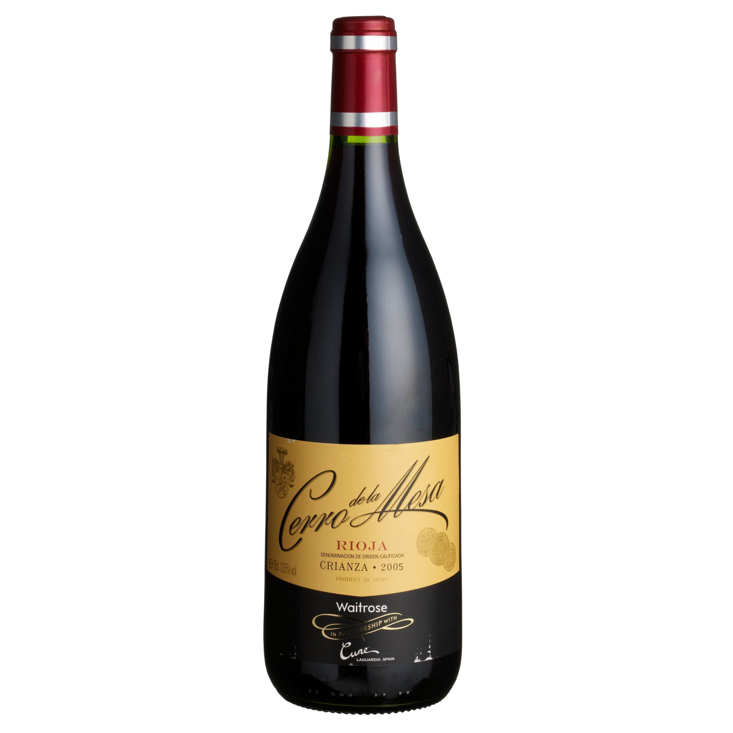 Waitrose Rioja Cerro de la Mesa Crianza 2005 Rioja Spain