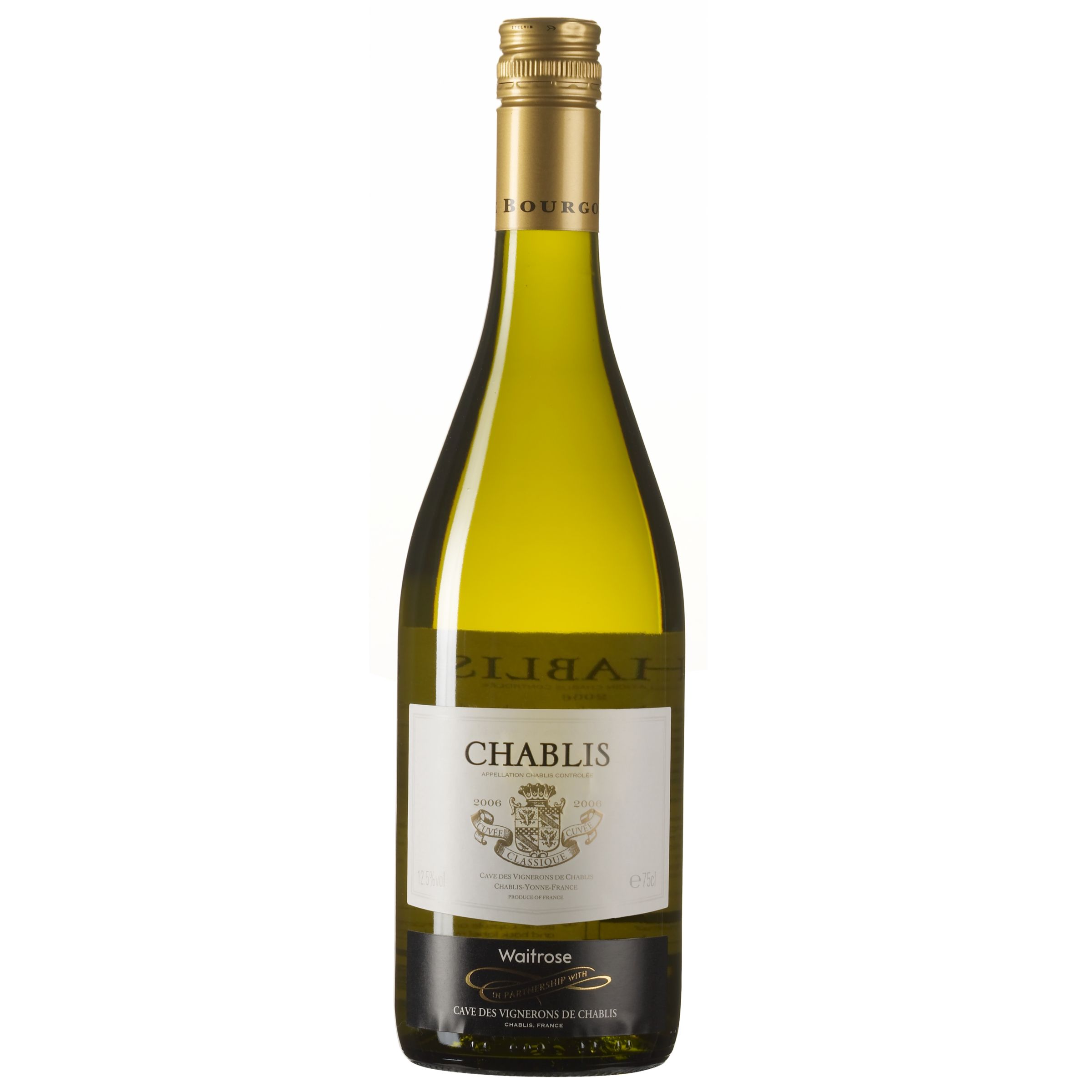 Waitrose Chablis 2007 Cave des Vignerons de Chablis, Burgundy, France