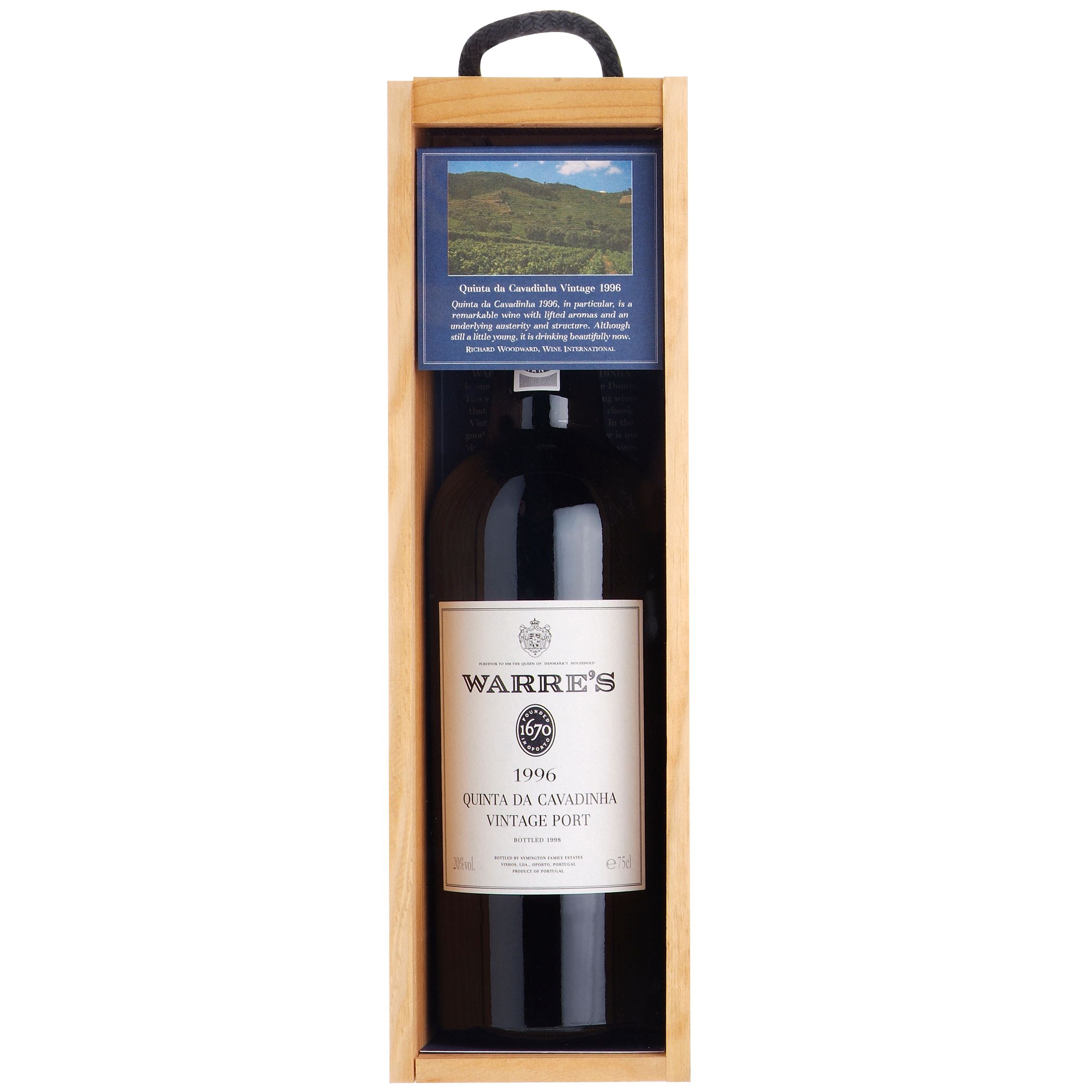 Warres Quinta da Cavadinha 1996 Vintage Port