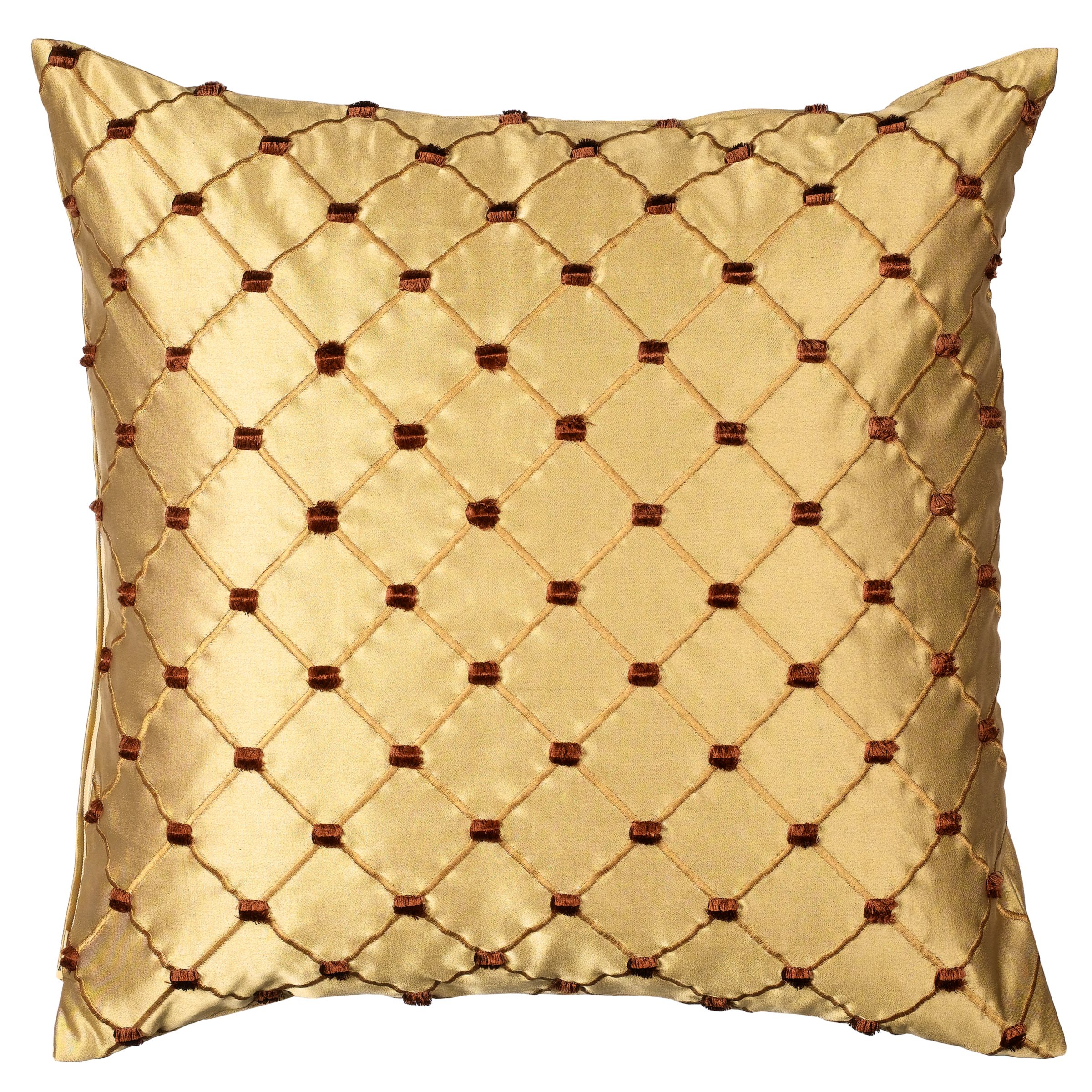 John Lewis Trellis Cushion, Gold