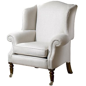 Cadogan Wing Chair, Linen