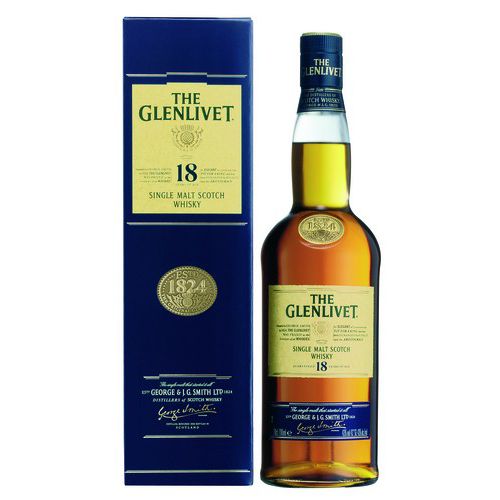 The Glenlivet 18 Year Old Speyside Single Malt Whisky