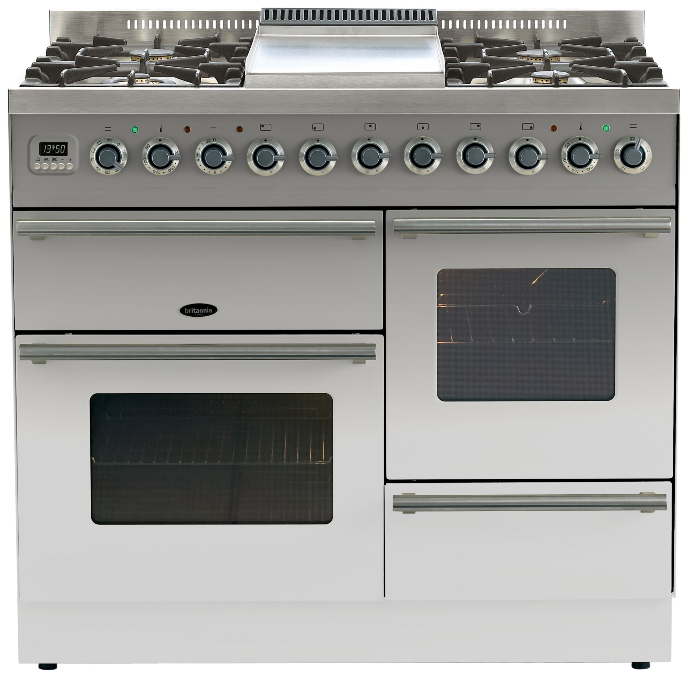 Britannia Sigma XG Range Cooker, Stainless Steel, SI-10XGC-SLX-S at John Lewis