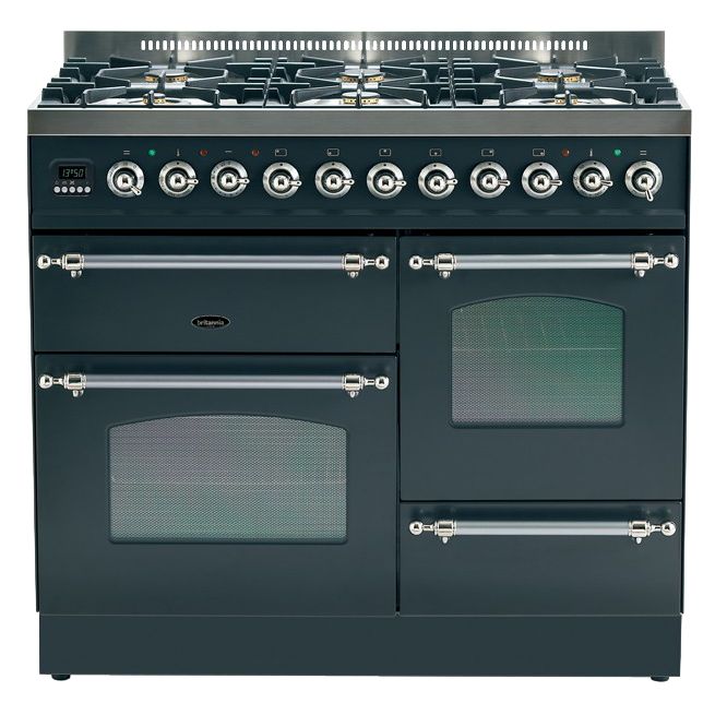 Britannia Classic XG Range Cooker, Graphite, SI-10XG6-CL-GC at John Lewis