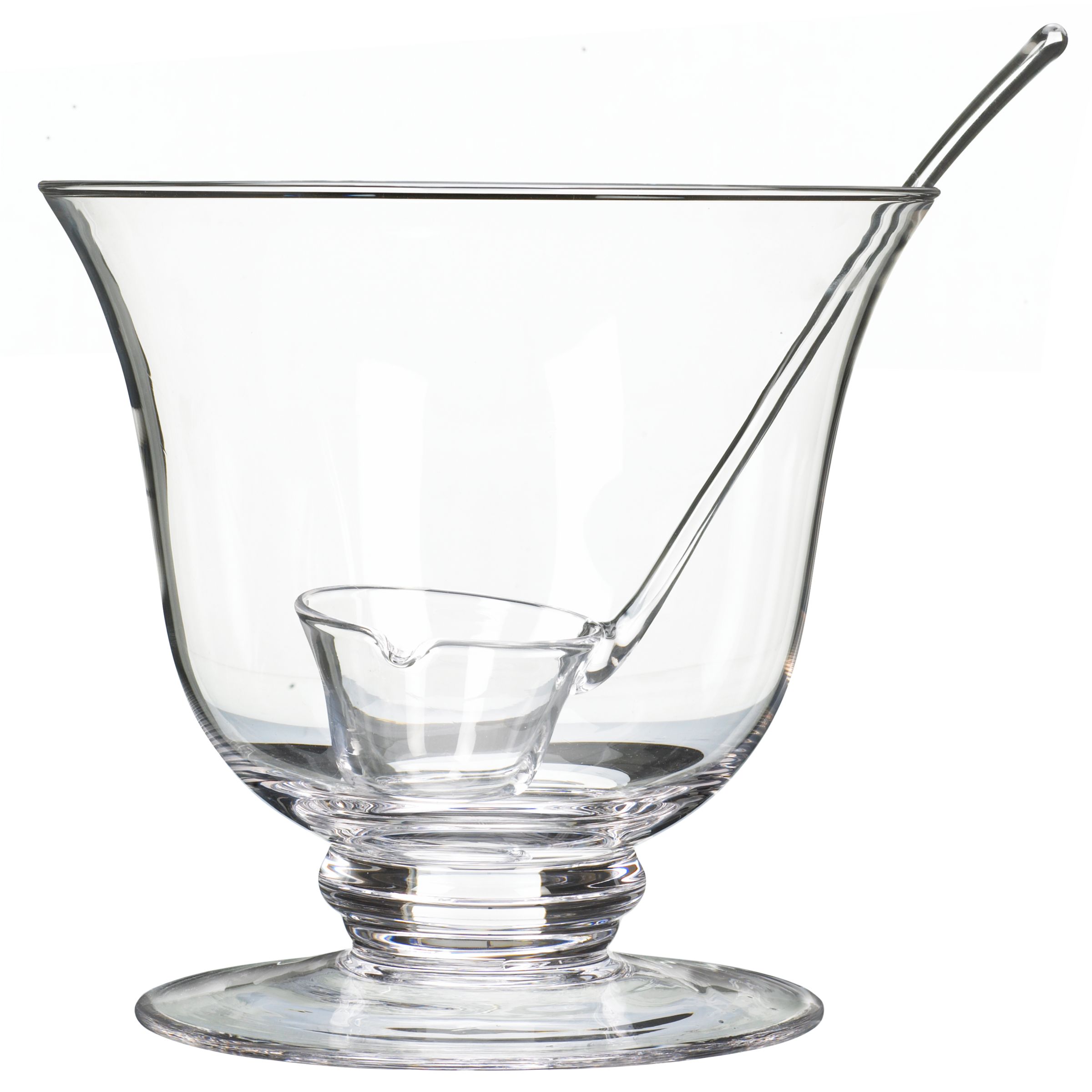 John Lewis Clear Punch Bowl